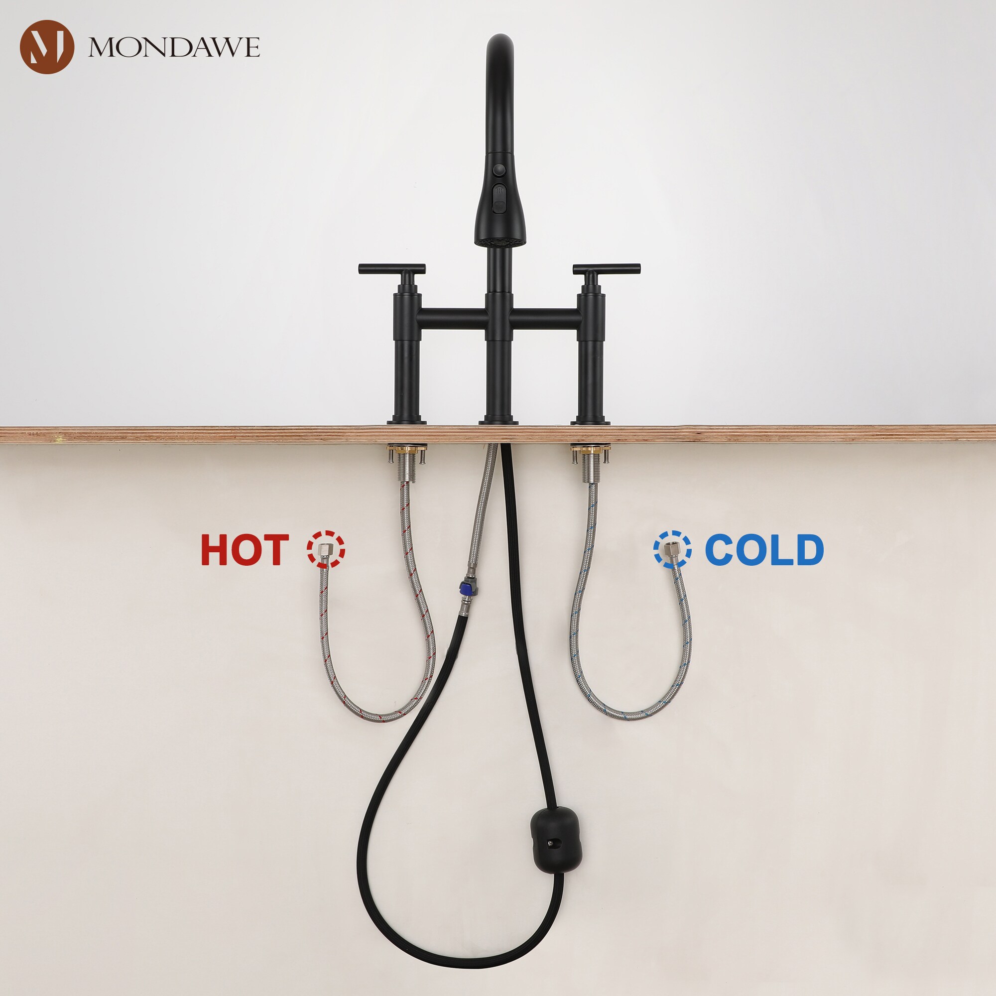 Mondawe MD-D73-MB Kitchen-Faucets - View #7