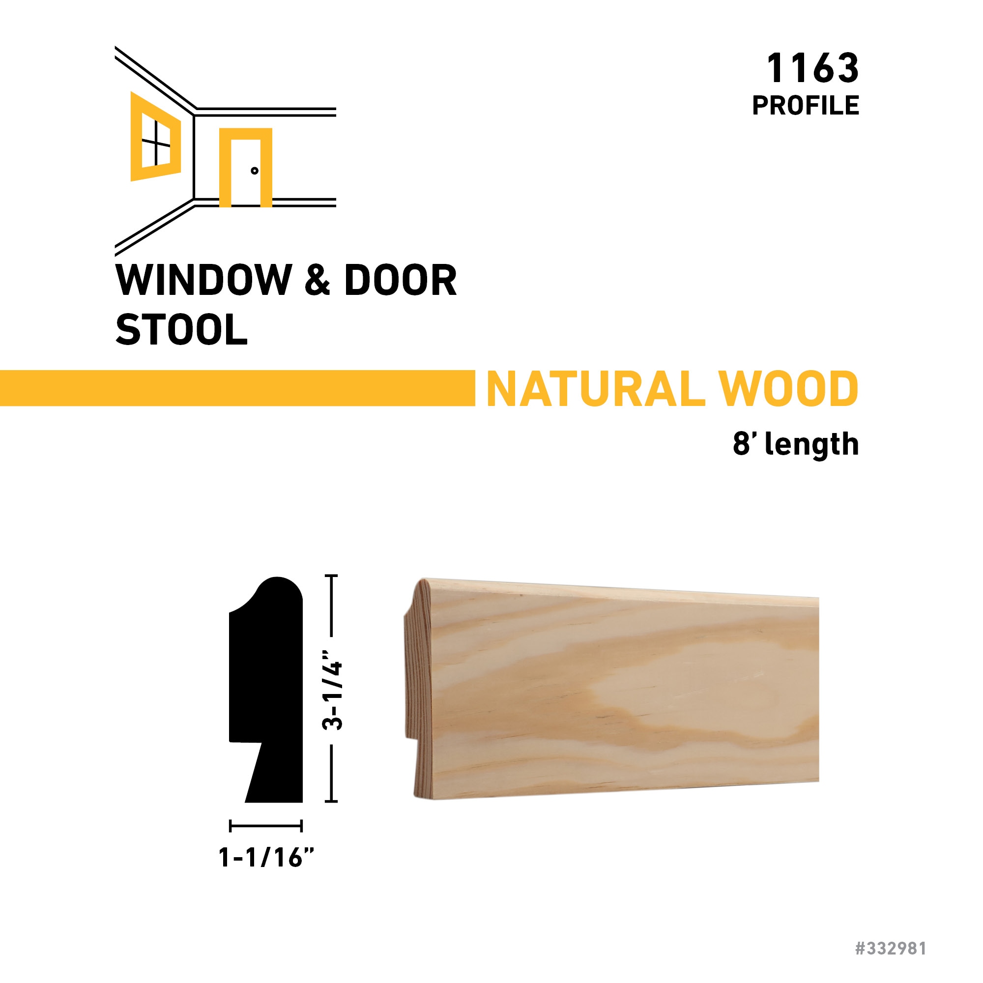 RELIABILT 11638PINE Window-Door-Casings - View #3