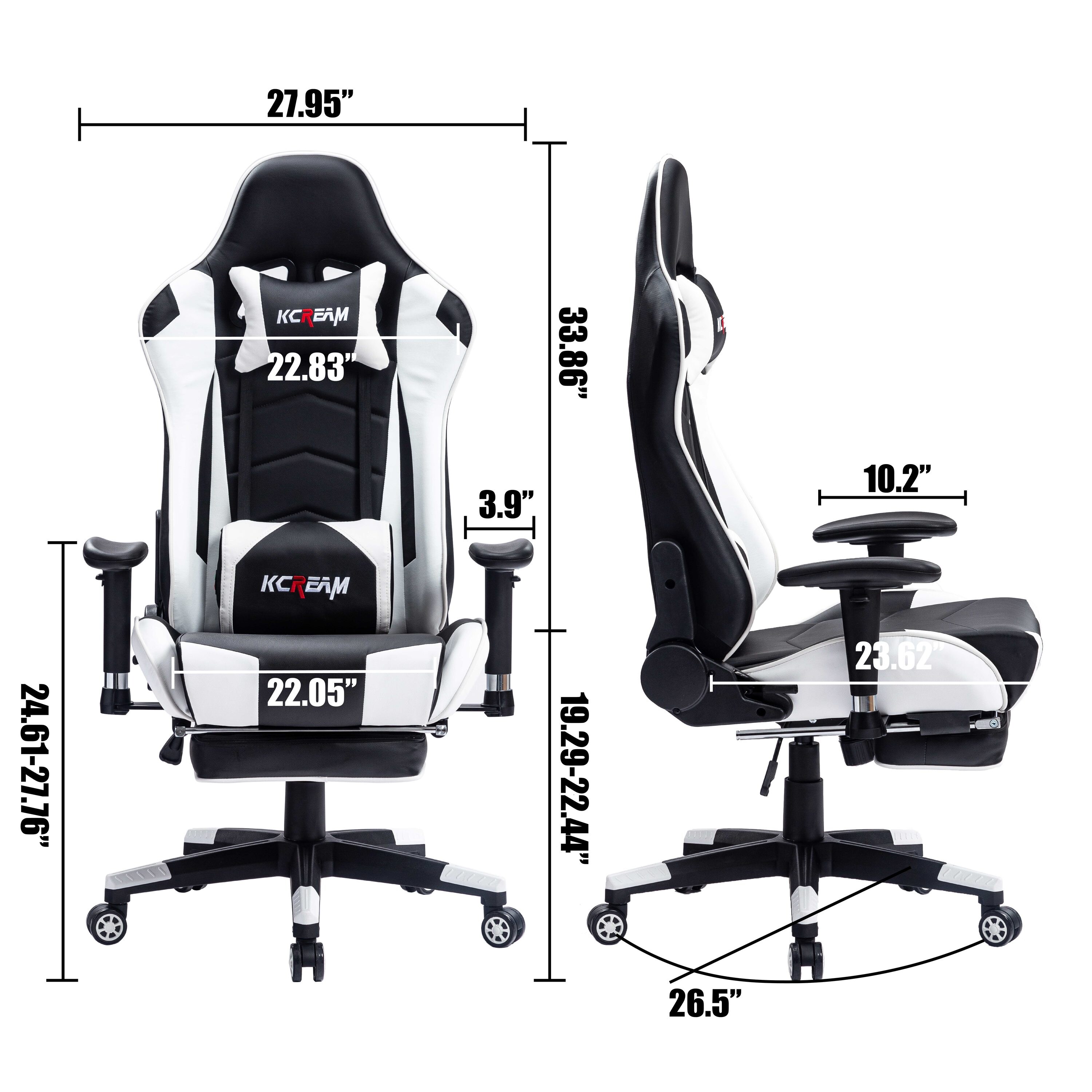 CASAINC WB-8395-WHITE Office-Chairs - View #4