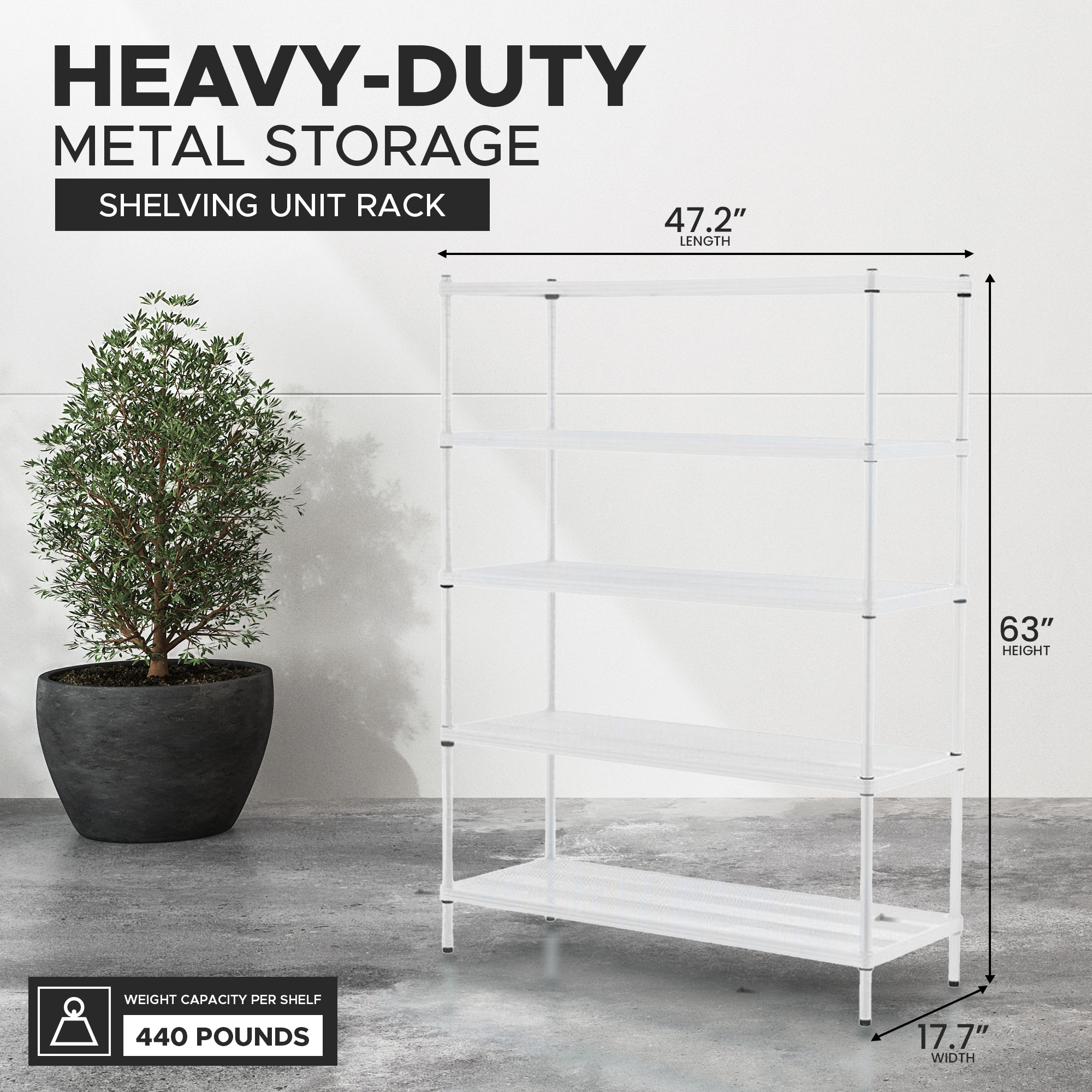 Design Ideas 325727 Free-Standing-Shelving - View #3
