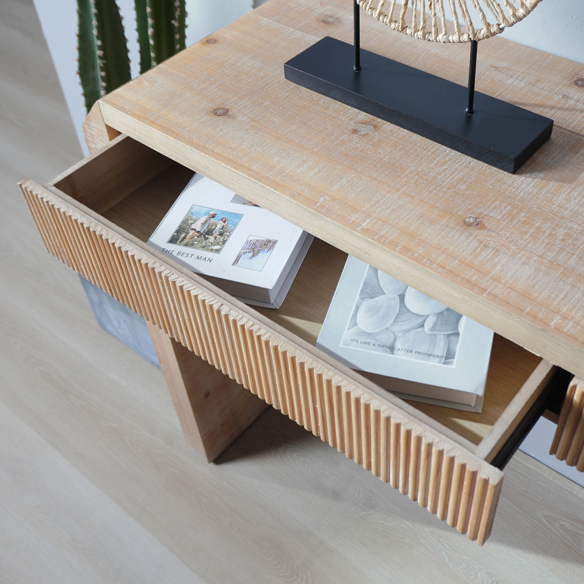 SINOFURN SYA020300WD Console-Sofa-Tables - View #4