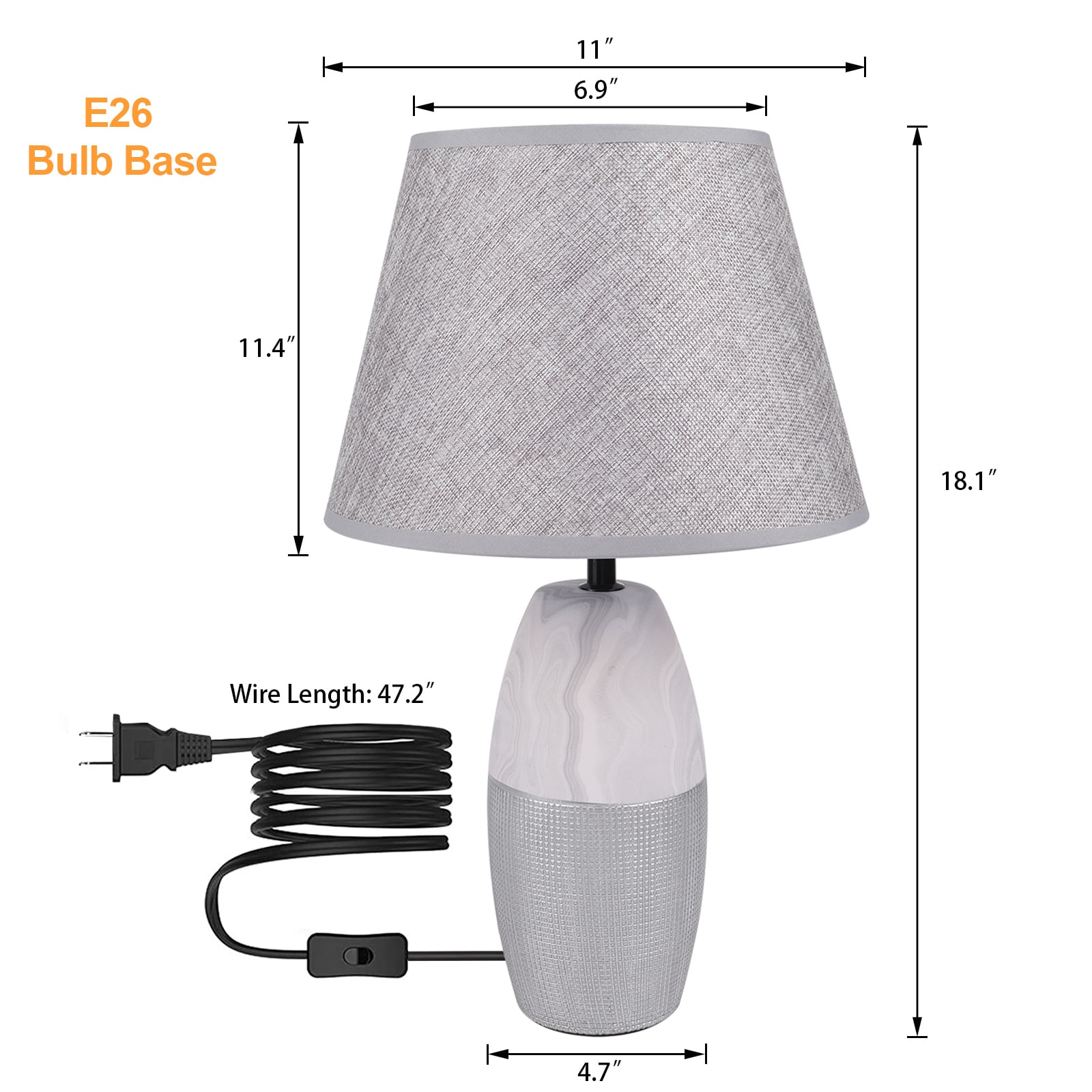 LamQee 08FTL0002AGY Table-Lamps - View #7