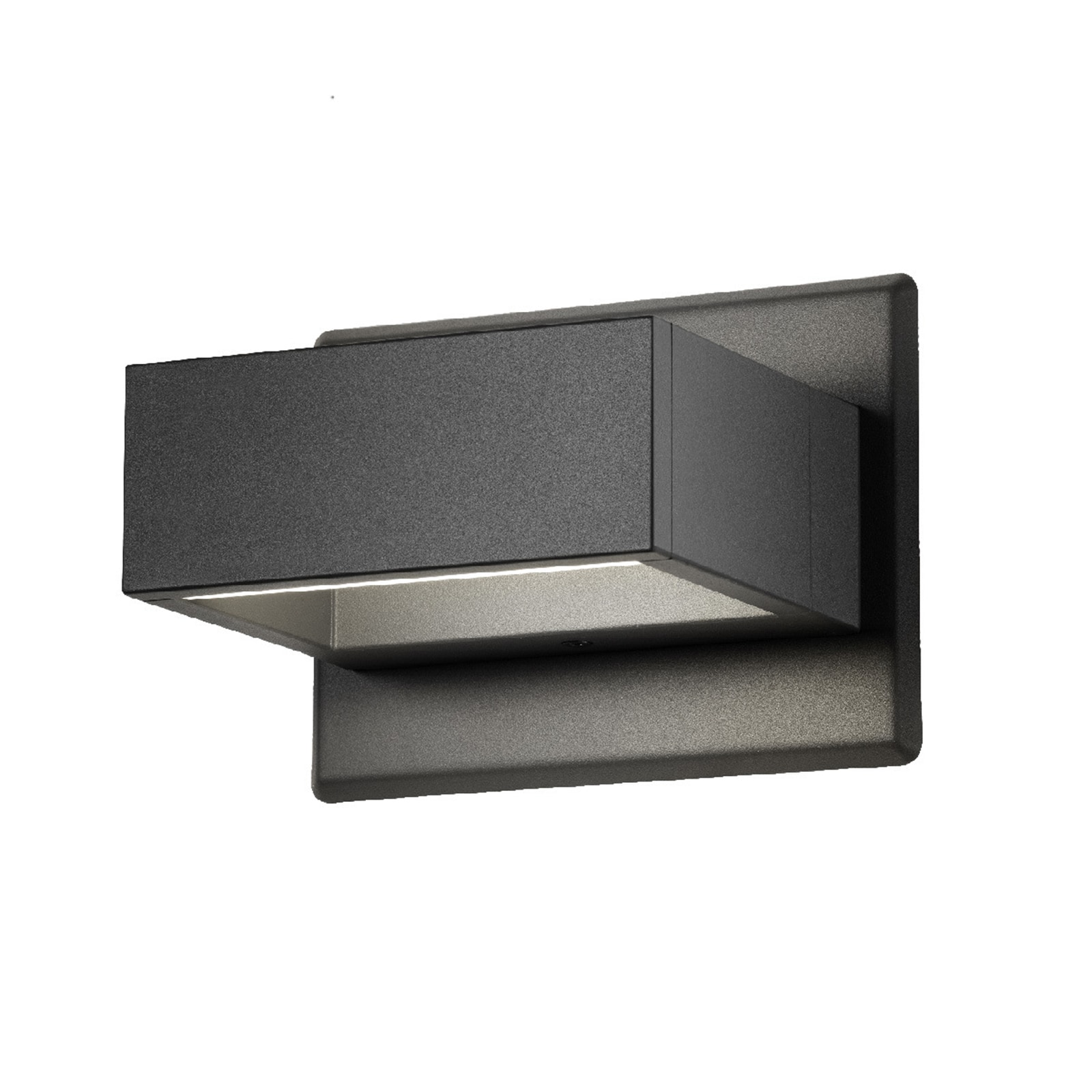 Flynama DBL-D0102HAL7IW Outdoor Wall Light 1 -Light 5.1-in H Matte Aluminum Hardwired Integrated LED Outdoor Wall Light