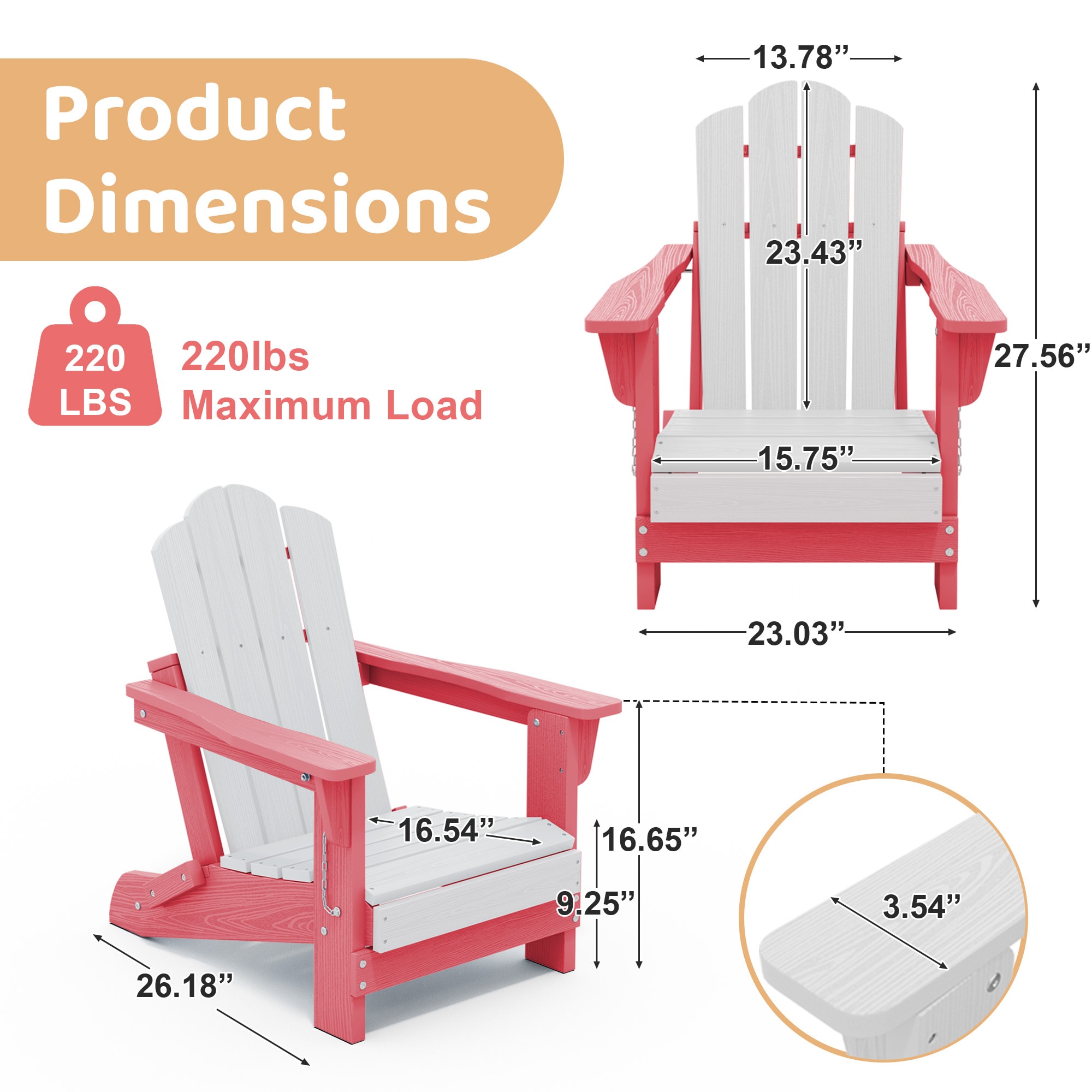VOUA AK-CDYD-WK Patio-Chairs - View #5