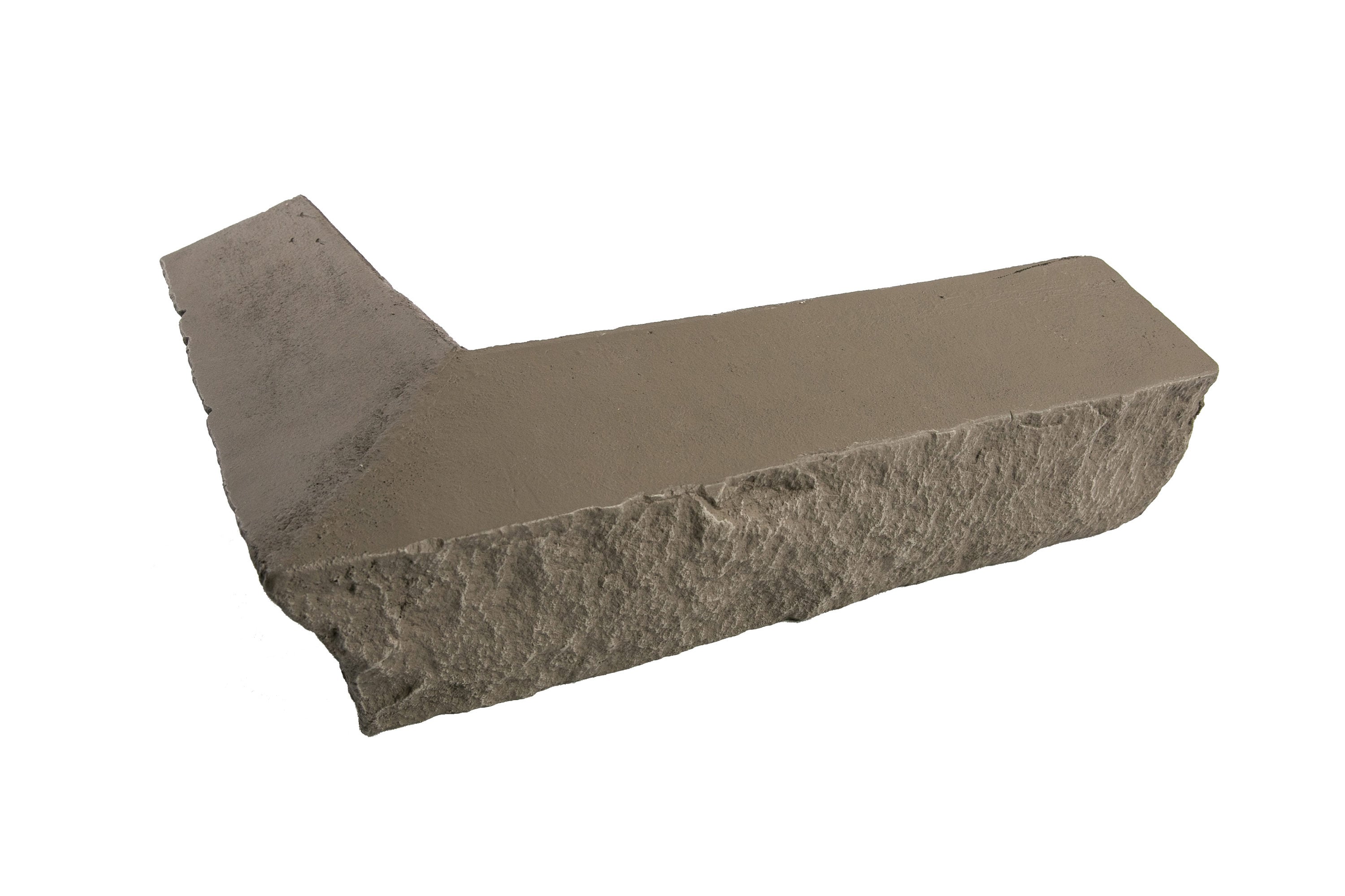 GenStone G2STCL Stacked Stone Outside Corner Ledger 2.34 Linear feet Stratford Faux stone veneer
