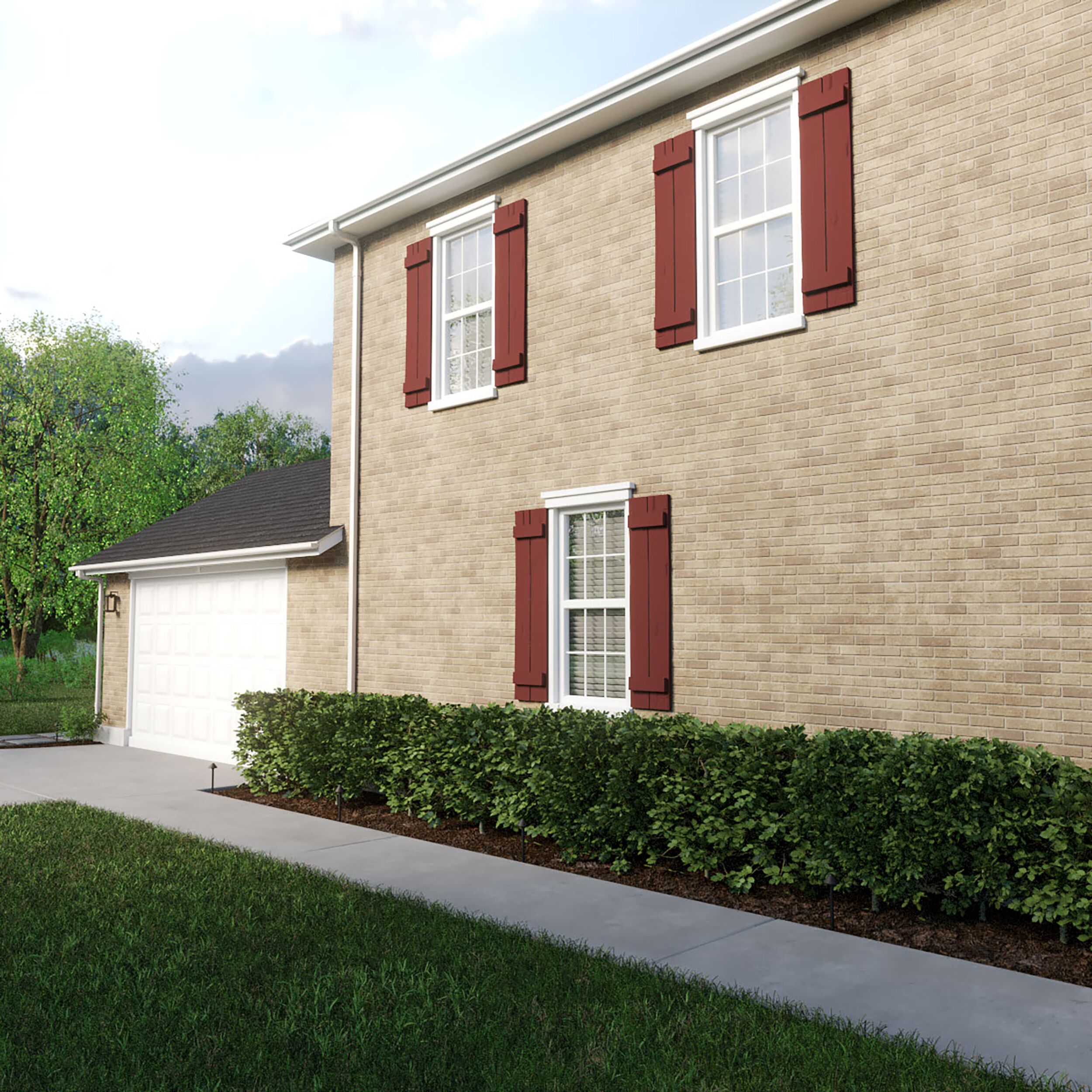 Ekena Millwork SHUBJS11X24HHPR Exterior-Shutters - View #11