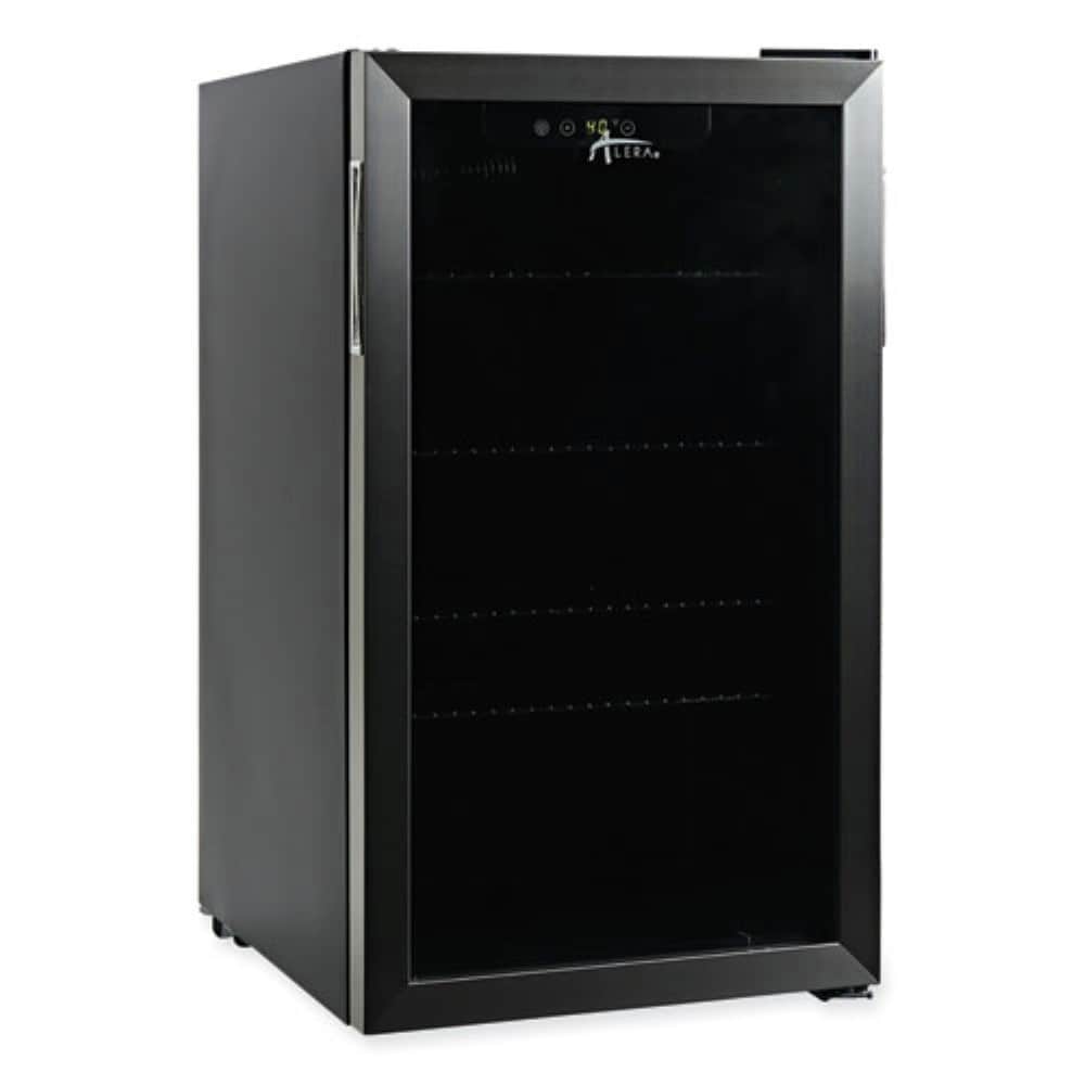 Alera ALENRFBC34 JC-90VEL-F 3.4 Cu. Ft. Stainless Steel Beverage Cooler - Stylish and Efficient