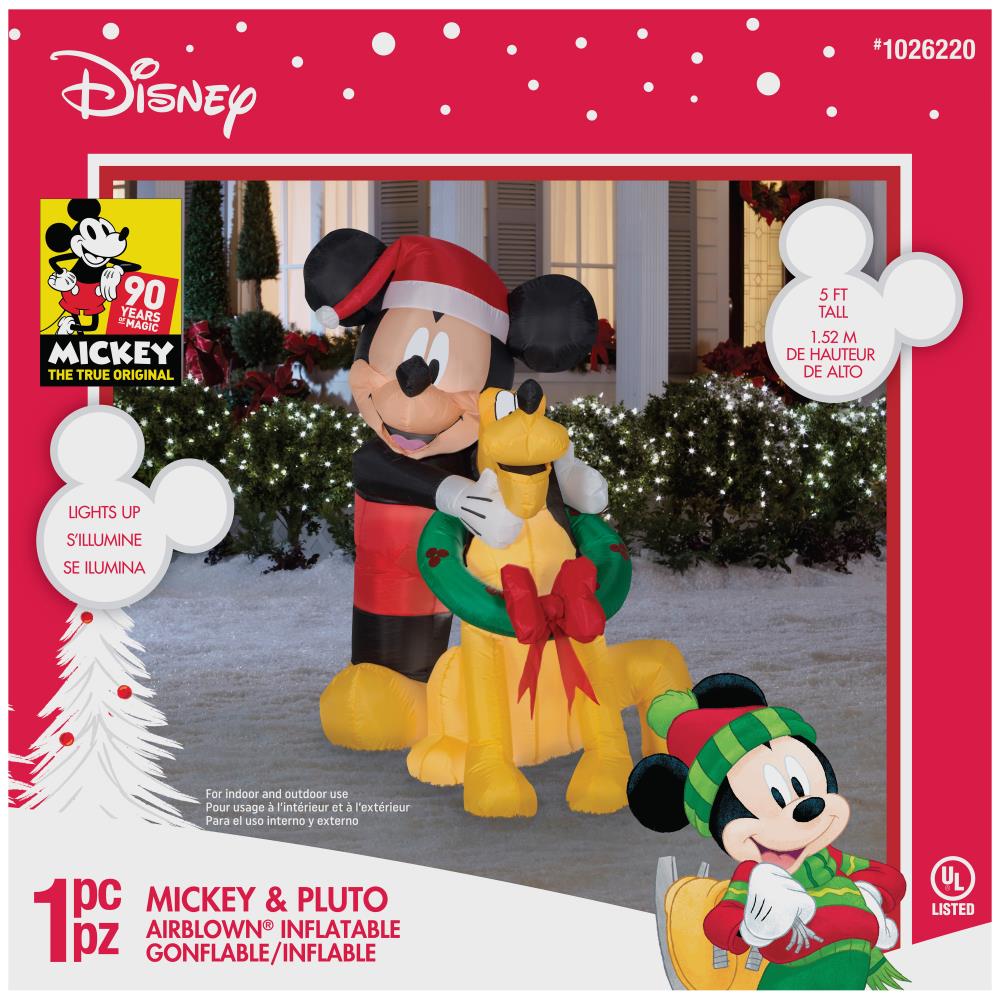 Disney 6.99-ft Lighted Mickey Mouse Christmas Inflatable at