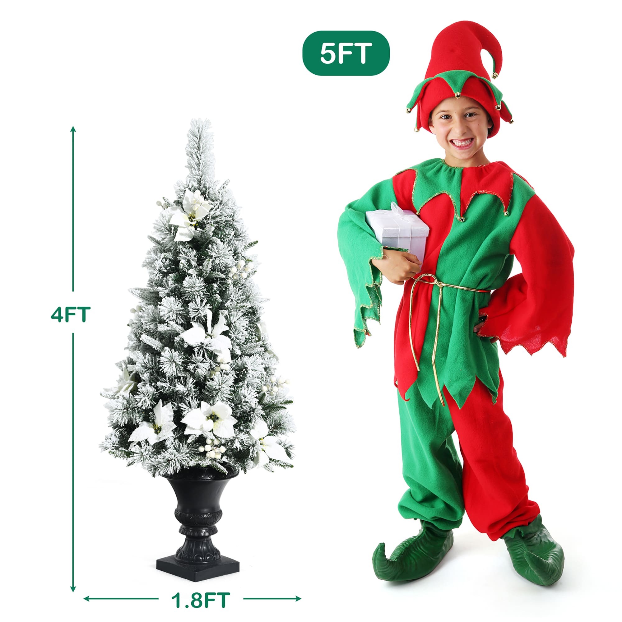 Costway CM23486US Artificial-Christmas-Trees - View #8