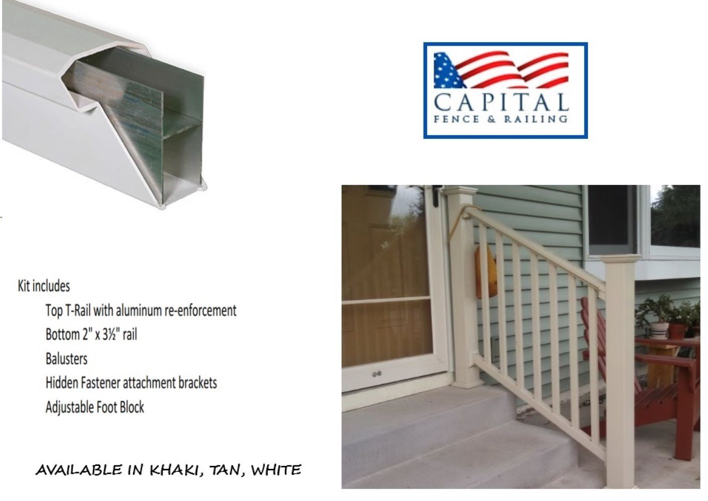 Capital Railing VRCAPWSQSK8 railings - View #3