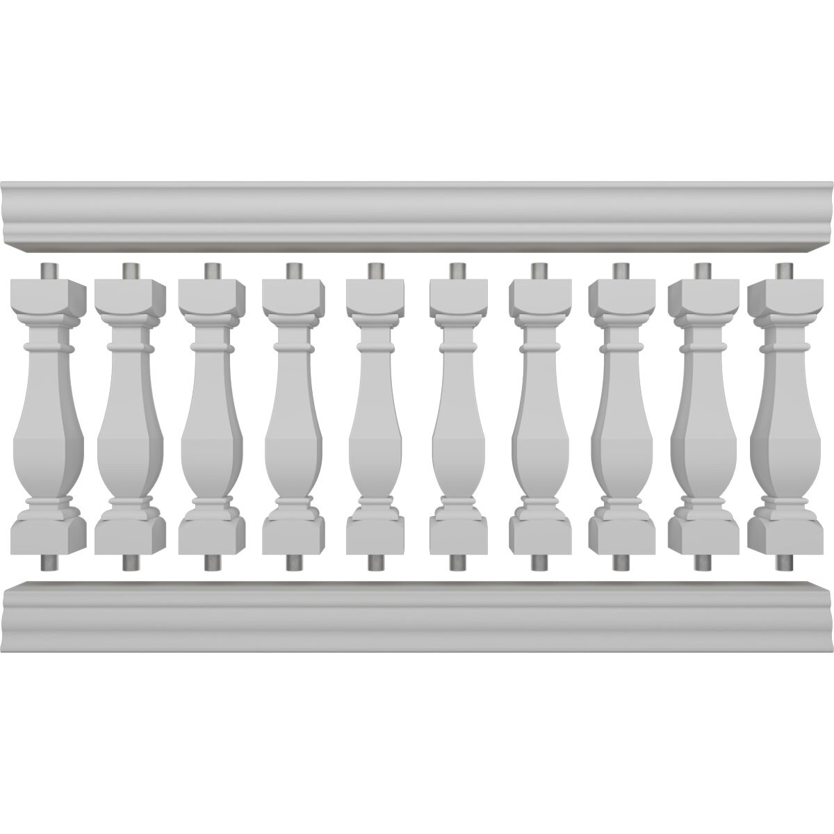 Ekena Millwork BALK38X072ACG railings - View #5