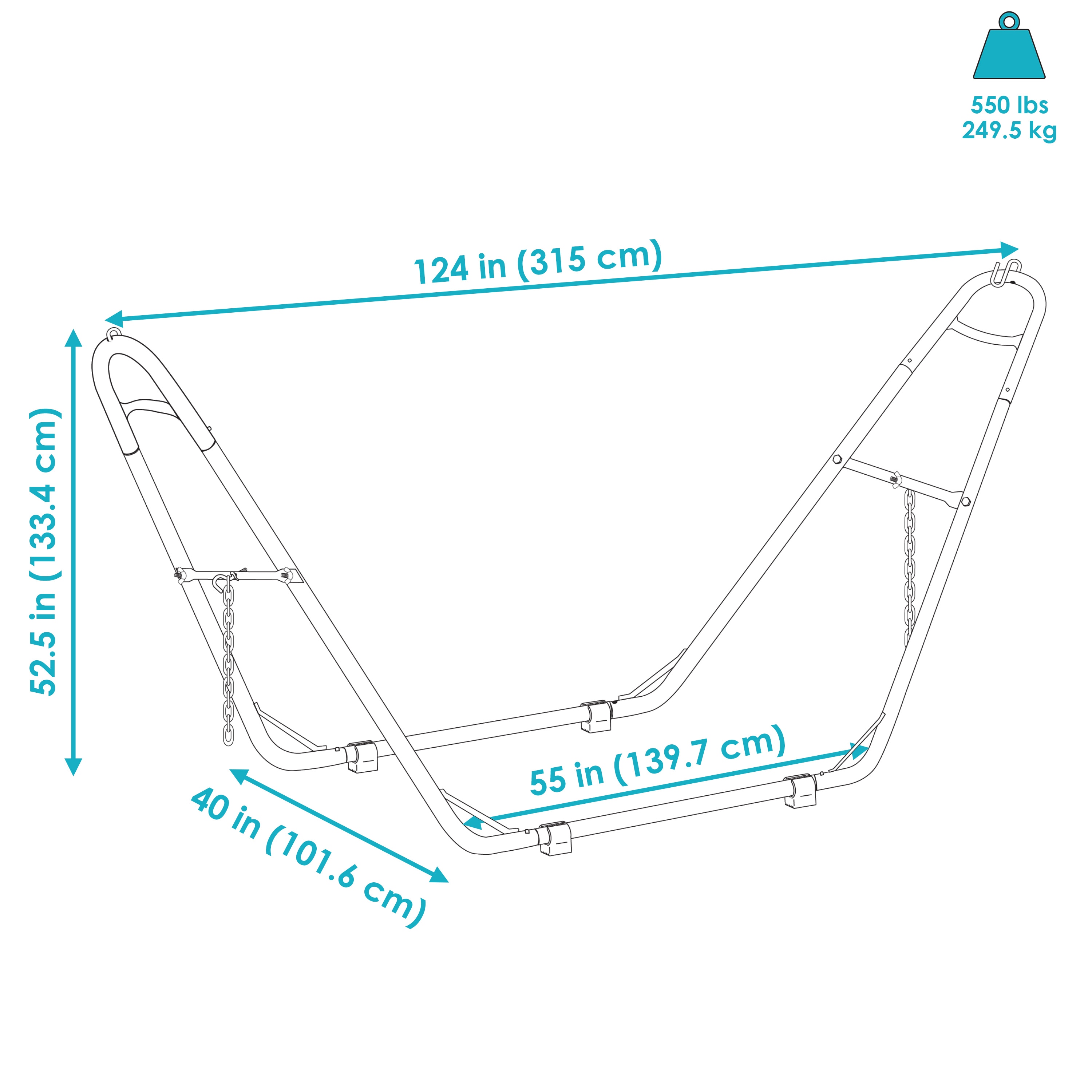 Sunnydaze Decor HH-MHS-BLACK Hammock-Stands - View #10