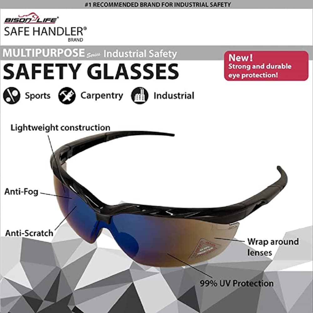 BISON LIFE SH-OCSG-BLLBKT-18-2 Protective-Eye-Wear - View #3