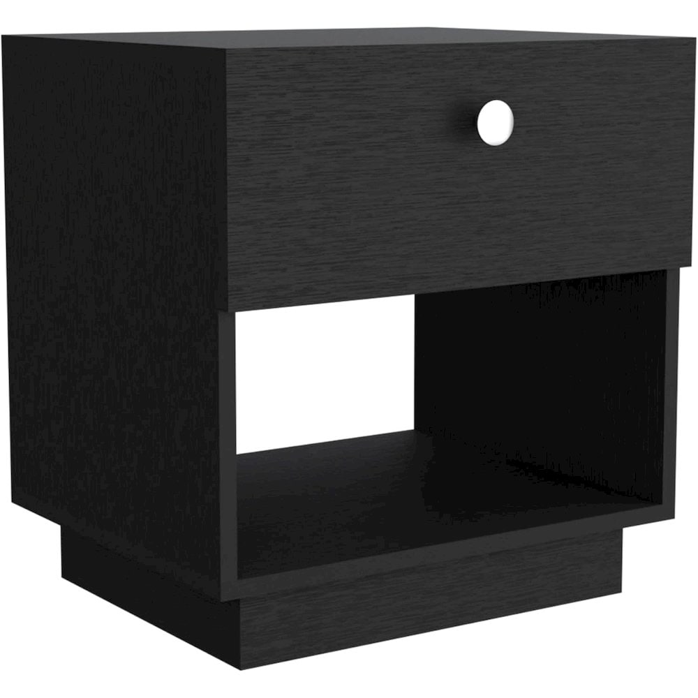Paris Nightstand Black MDF