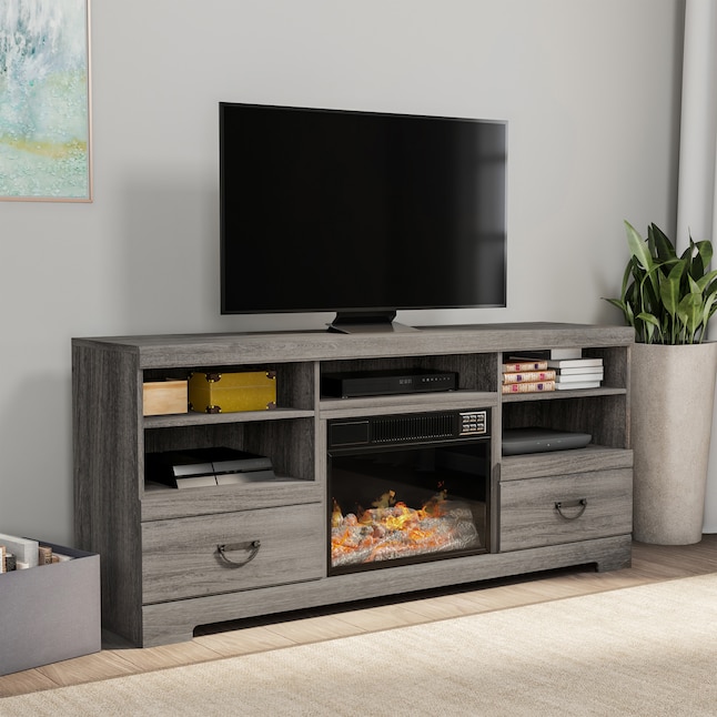 Hastings Home 65 Led Electric Fireplace Tv Console, Furniture Home Entertainment Tv Console