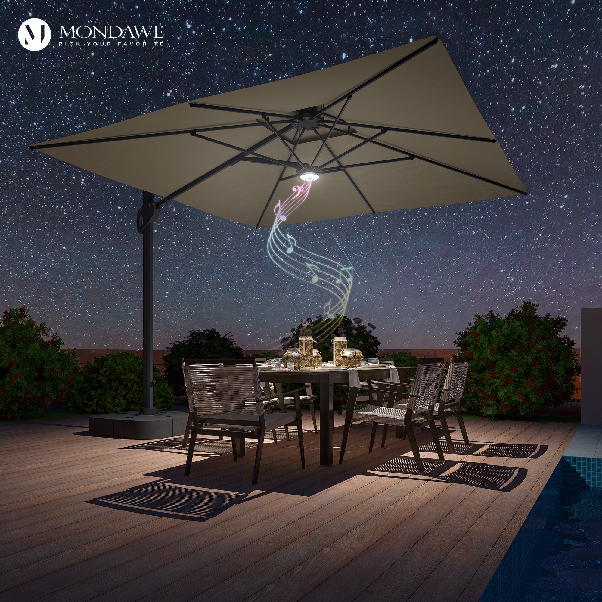 Mondawe MO-WG01TNLED Umbrellas-2 - View #2