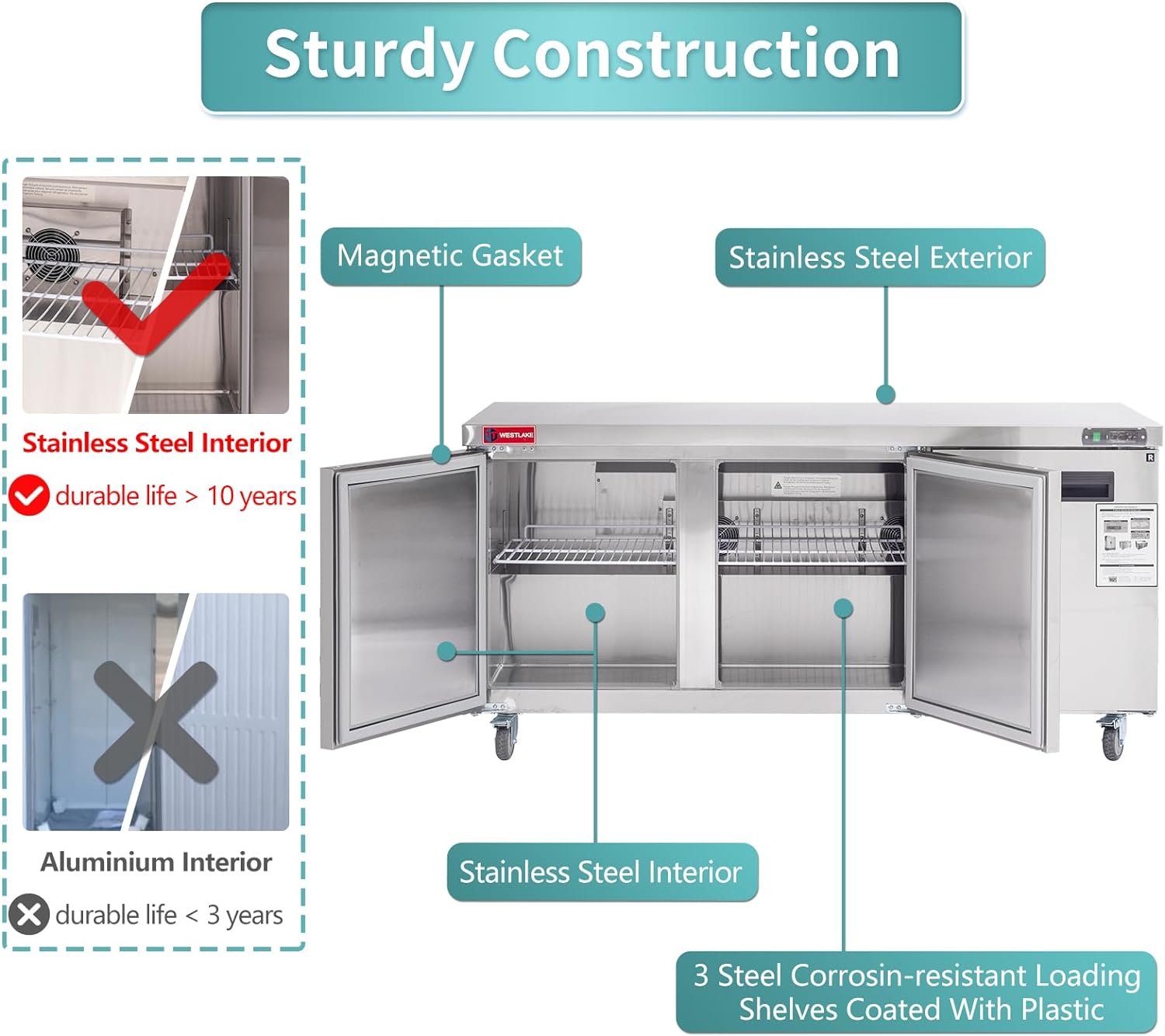 Jeremy Cass HZWKITR27B Commercial-Refrigerators - View #4