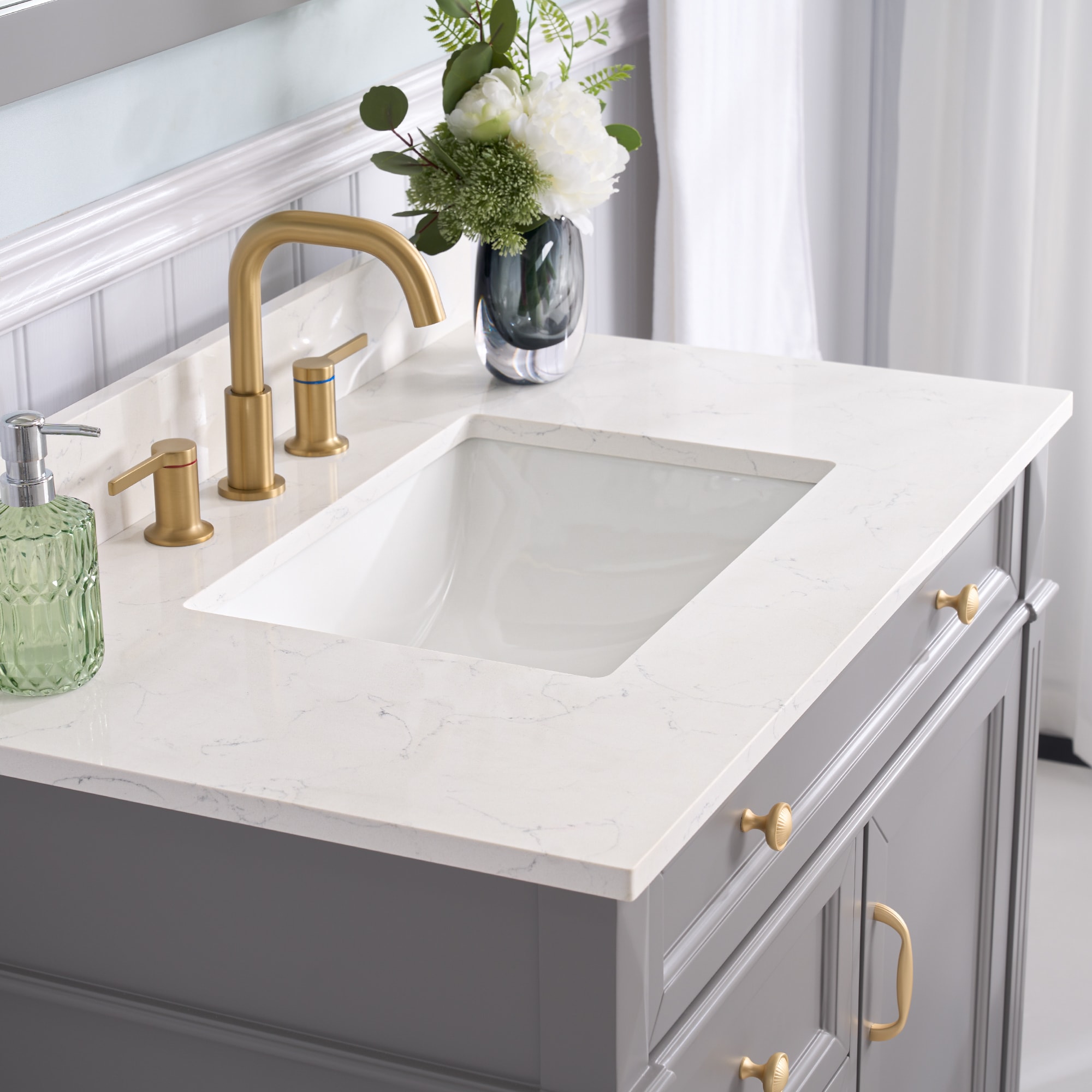 WELLFOR ELISA36QZ-TG Bath-Vanity-Combo - View #15