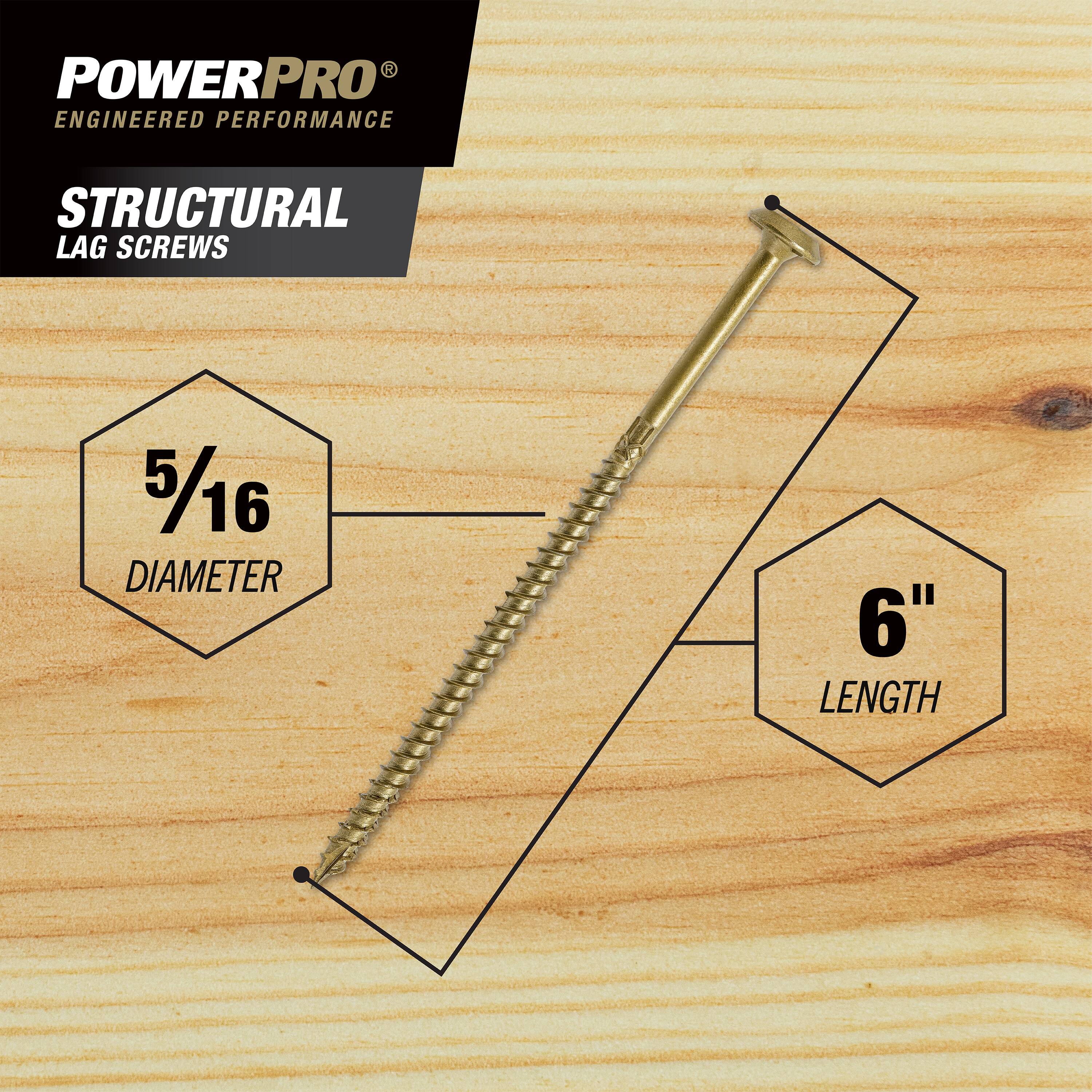Power Pro 48925 Lag-Screws - View #3