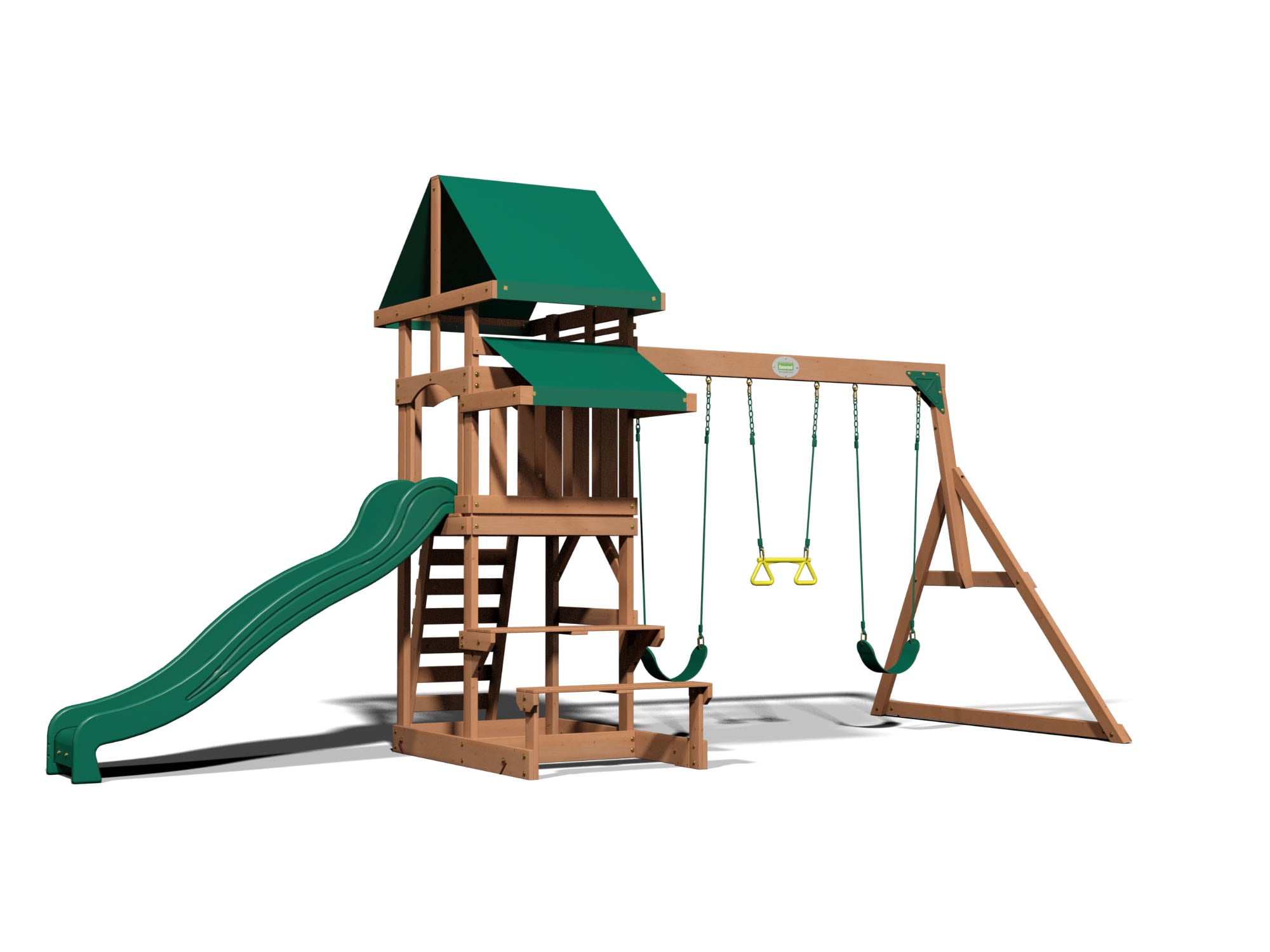 backyard discovery belmont all cedar swing set