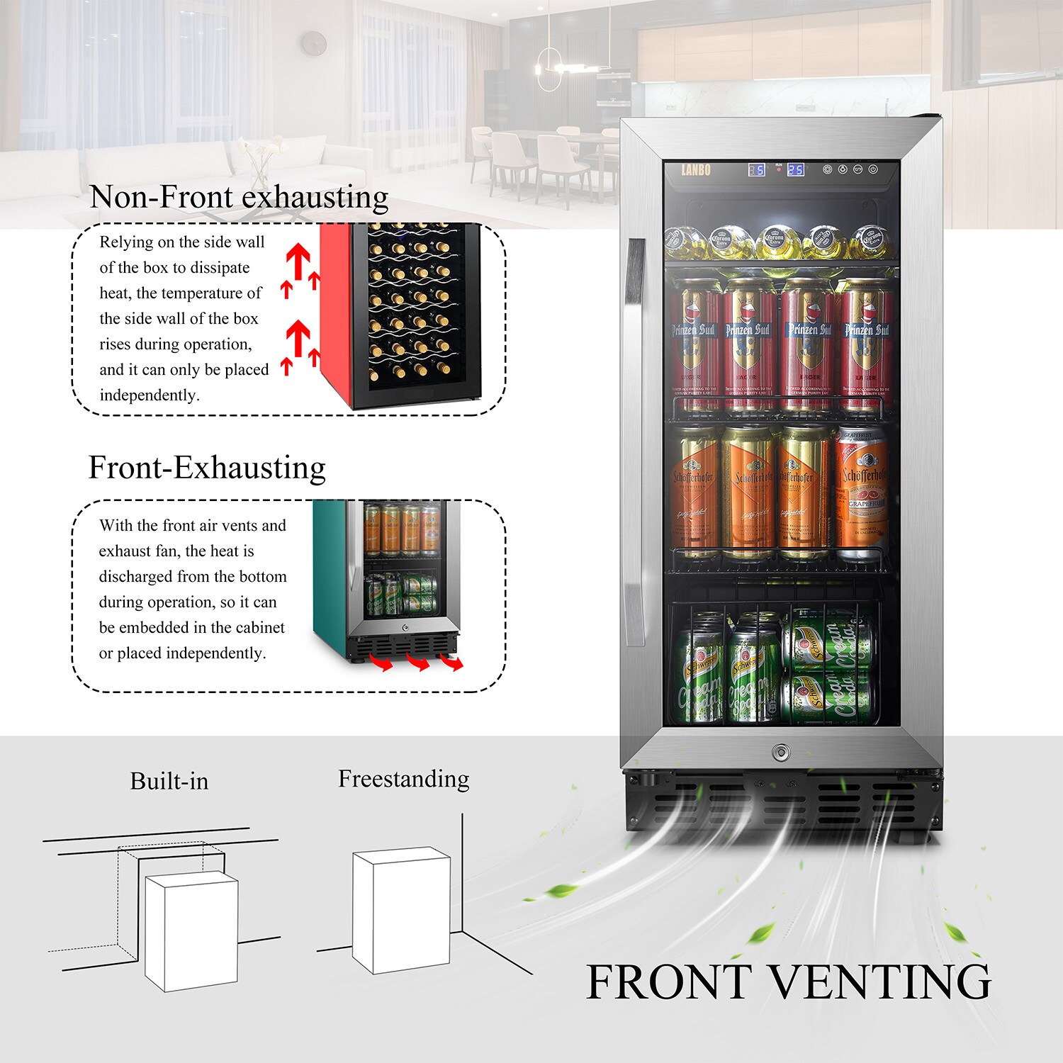 LANBO LB80BC Wine-Chillers - View #7