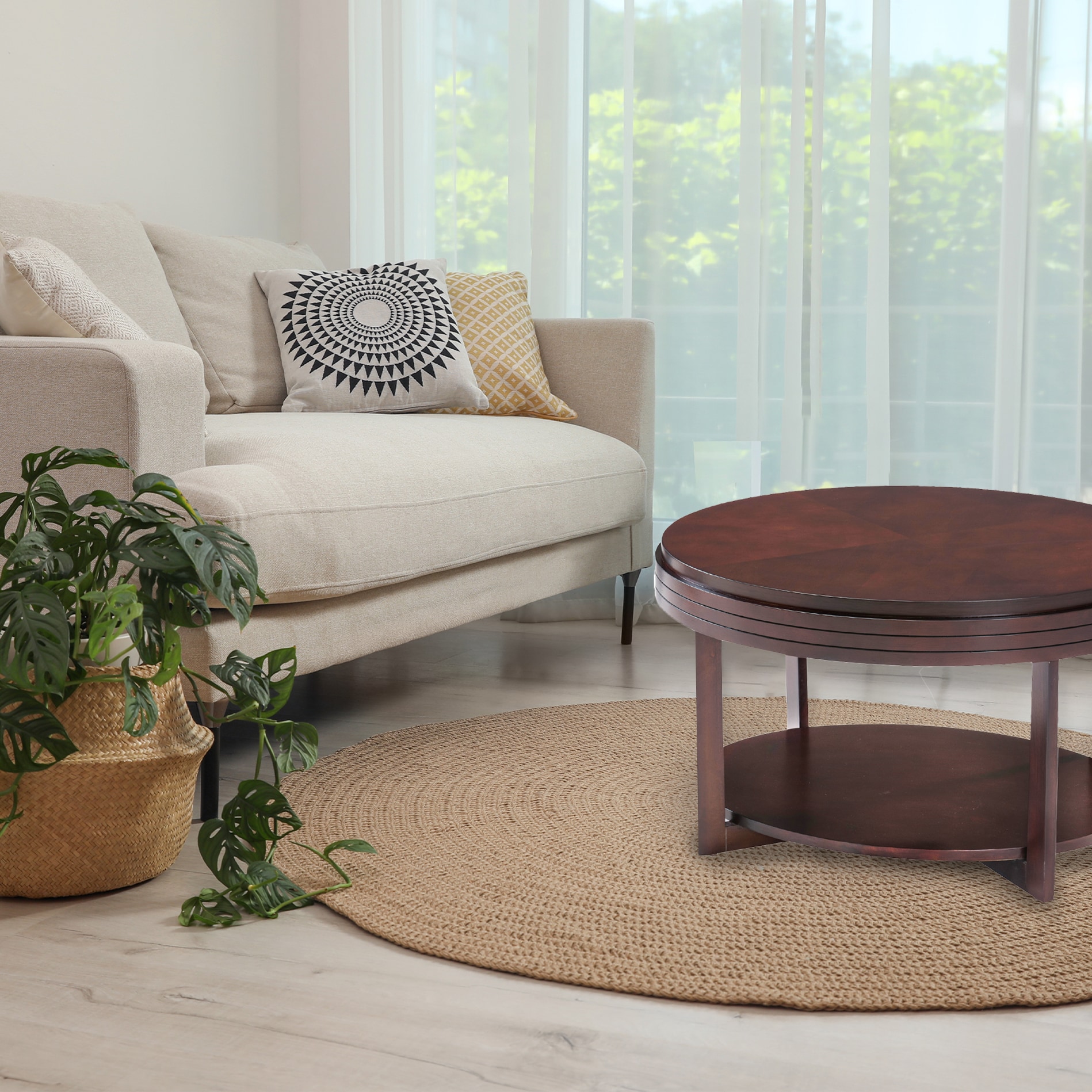 Leick Home 10108-CH Coffee-Tables - View #3