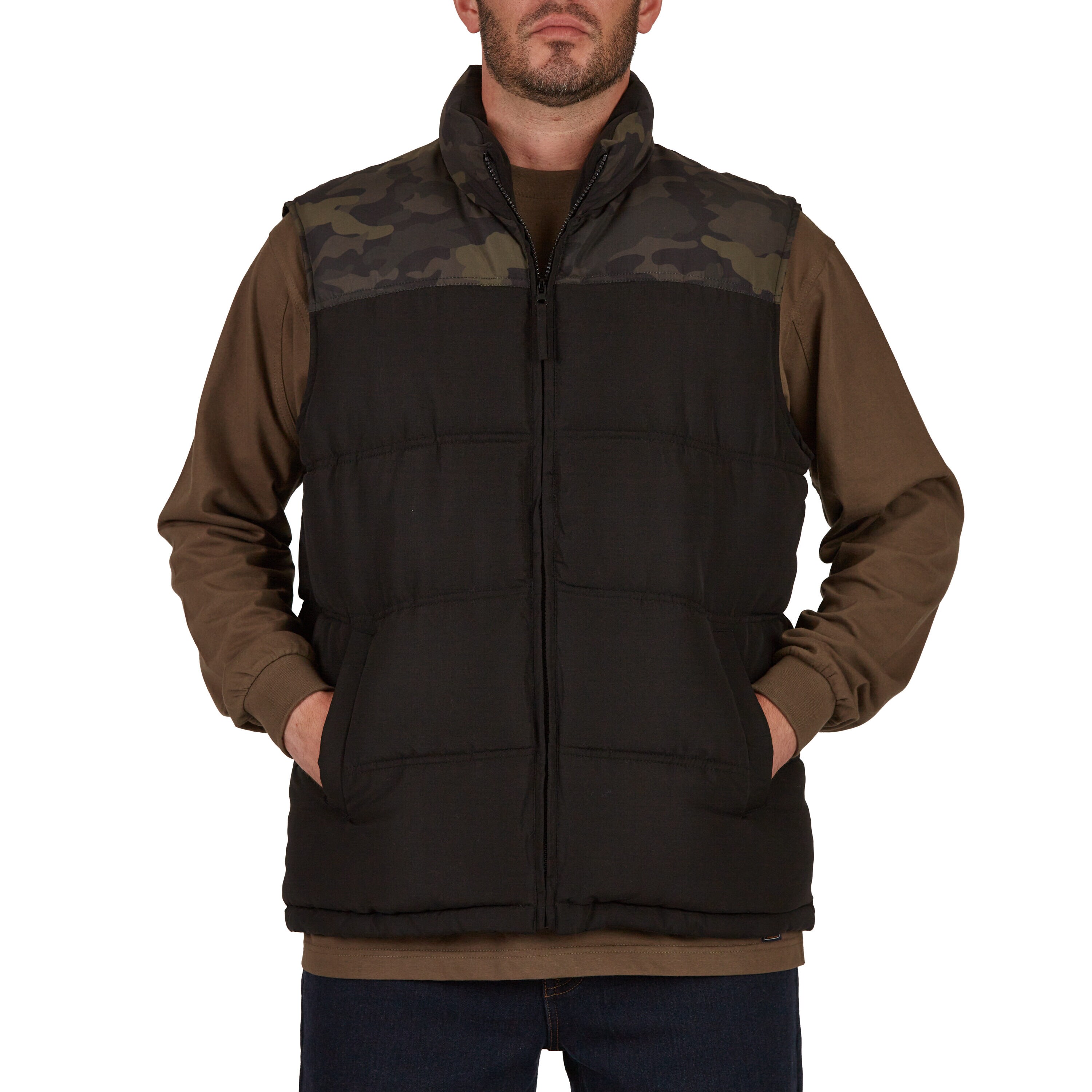 Modern Male Charcoal Camo Jacket - Lowes Menswear