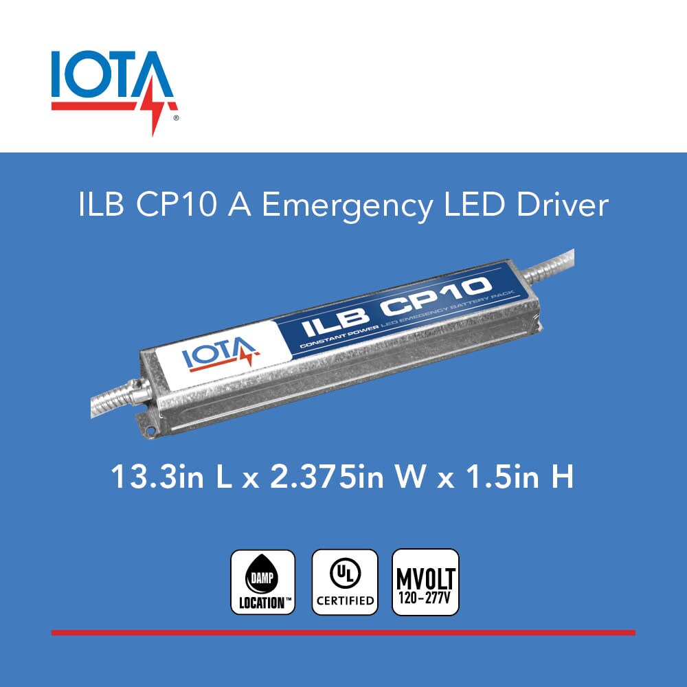 IOTA Nickel Cadmium (Nicd) Emergency Lighting Battery Pack in the