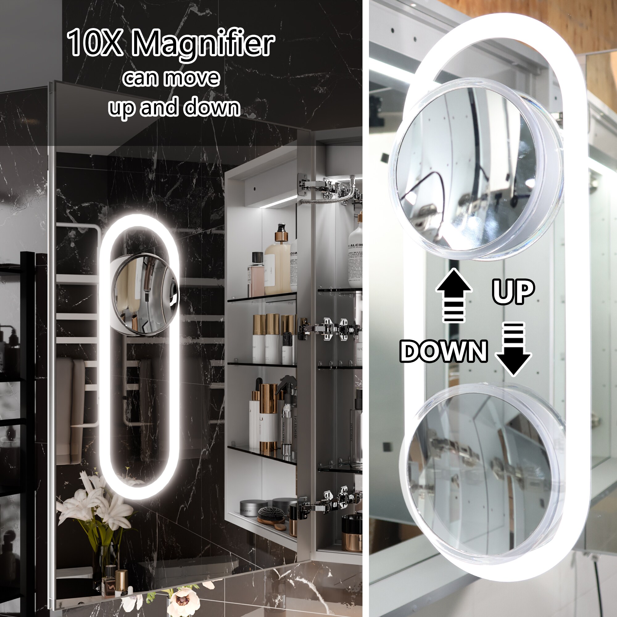 WELLFOR EX-V11MD2436R Bathroom-Medicine-Cabinets - View #6