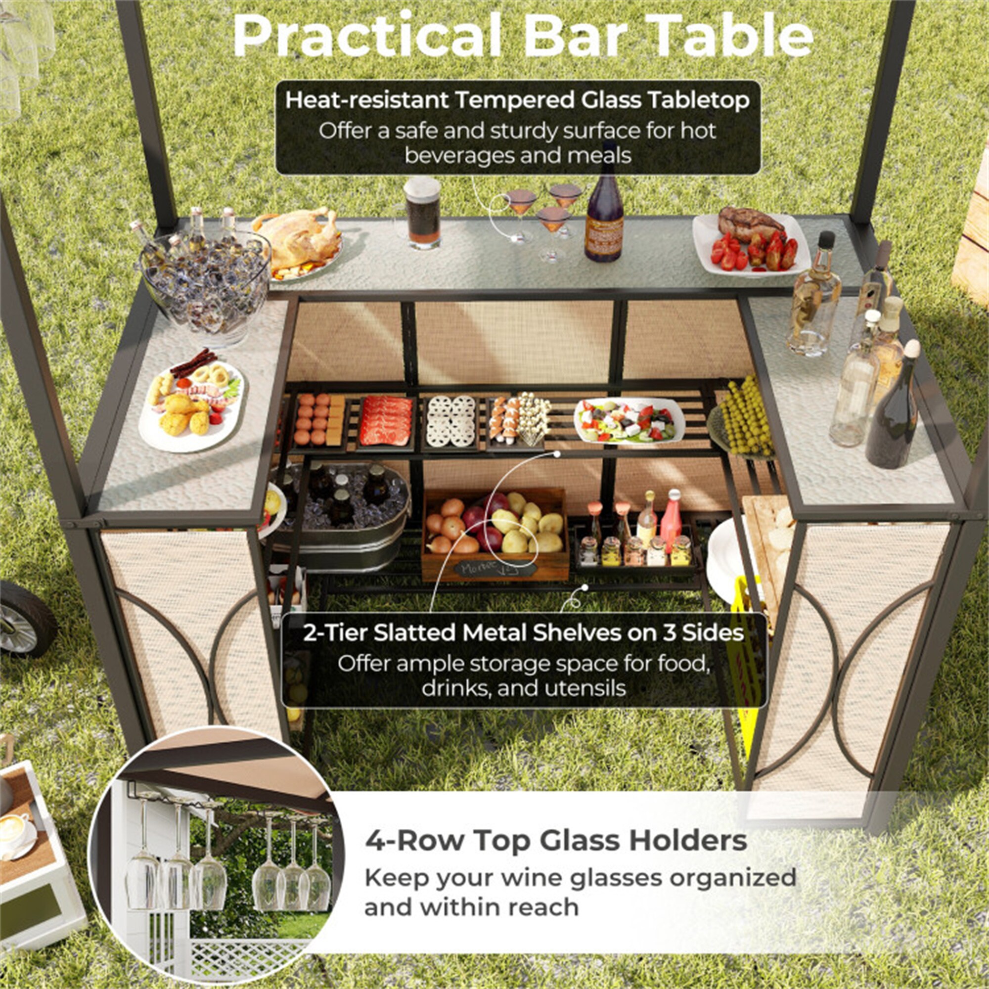 BABOOM BOM-1864CF+-CO Wood-Resin-Gazebos - View #8