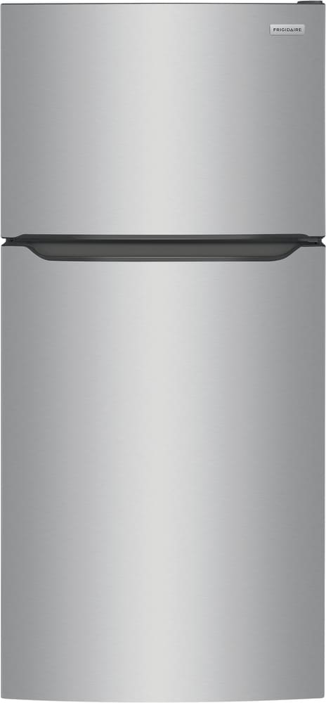 Stainless Steel 18 cu. ft. Top Freezer Fridge with Ice Maker