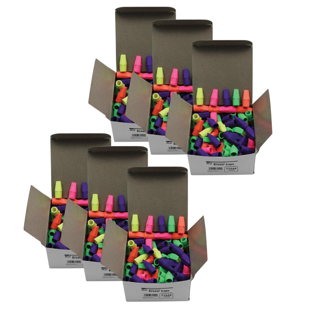 Buy 500 Pack Pencil Eraser Caps Pastel Colors Latex Free Pencil Pencil
