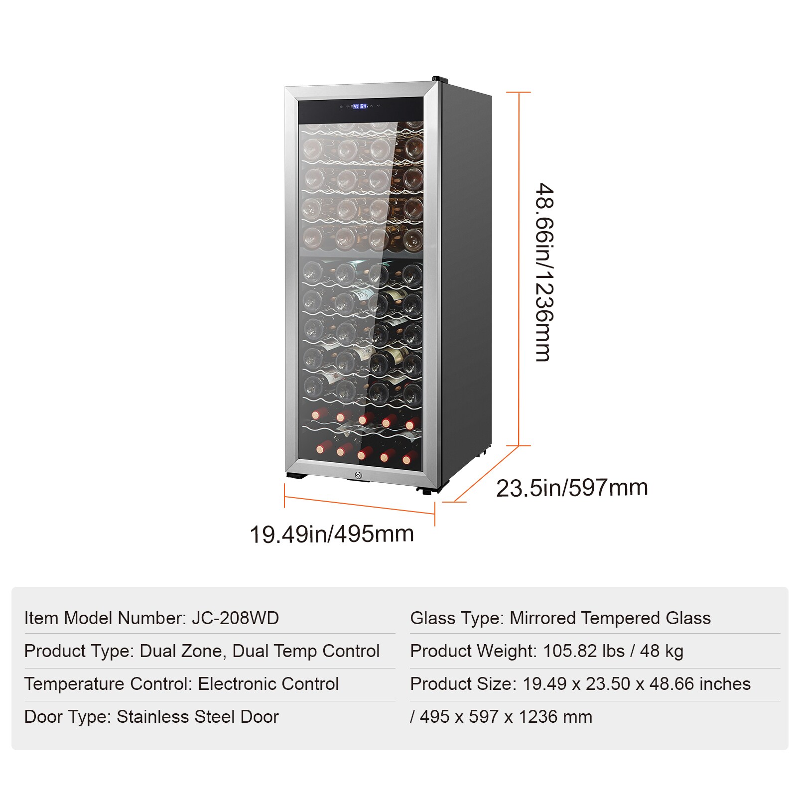 VEVOR SCDLSJJBXJJD06407V1 Wine-Chillers - View #7