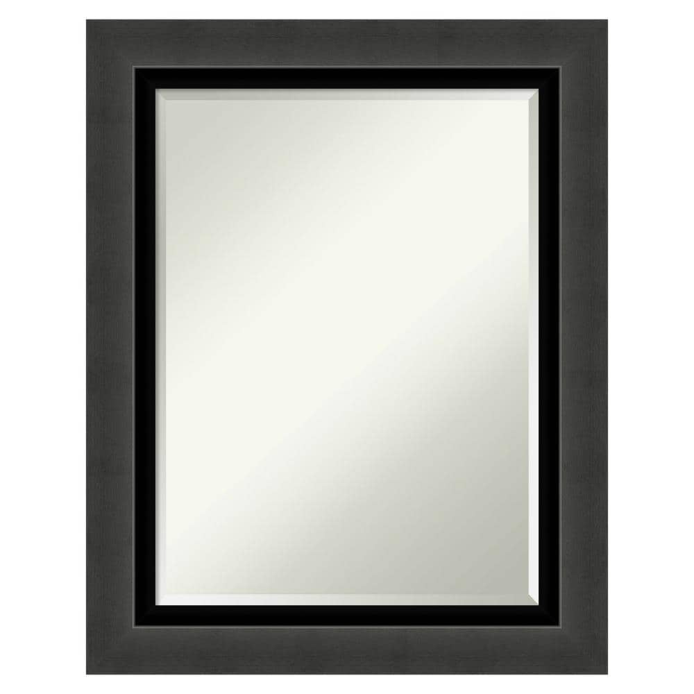 Amanti Art DSW4960856 Tuxedo 23.5-Inches x 29.5-Inches Framed Rectangle Bathroom Vanity Mirror ( Matte Black )