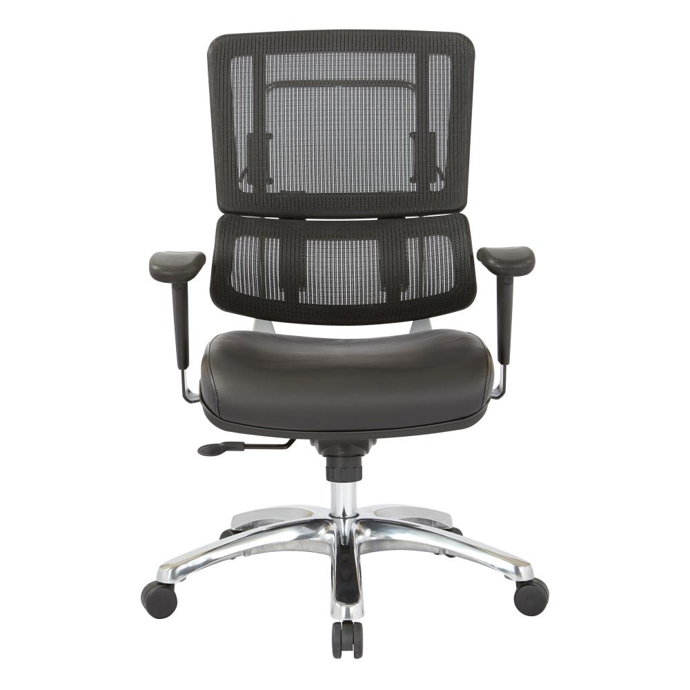 Office Star Products Pro Line II Black Contemporary Adjustable Height   11438554 