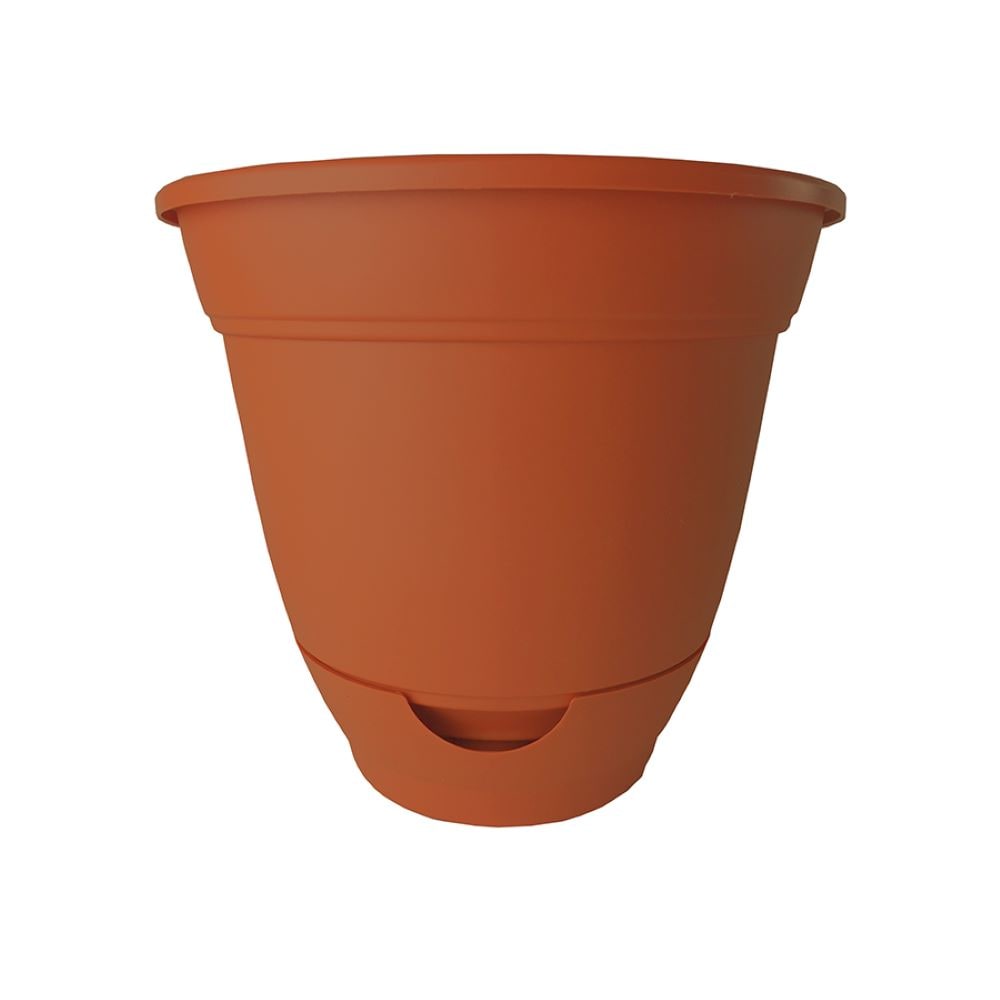 14 Pack 1 Gallon Plant Pots with Saucers, 6 Inch Plastic Garden Flower  Planter w