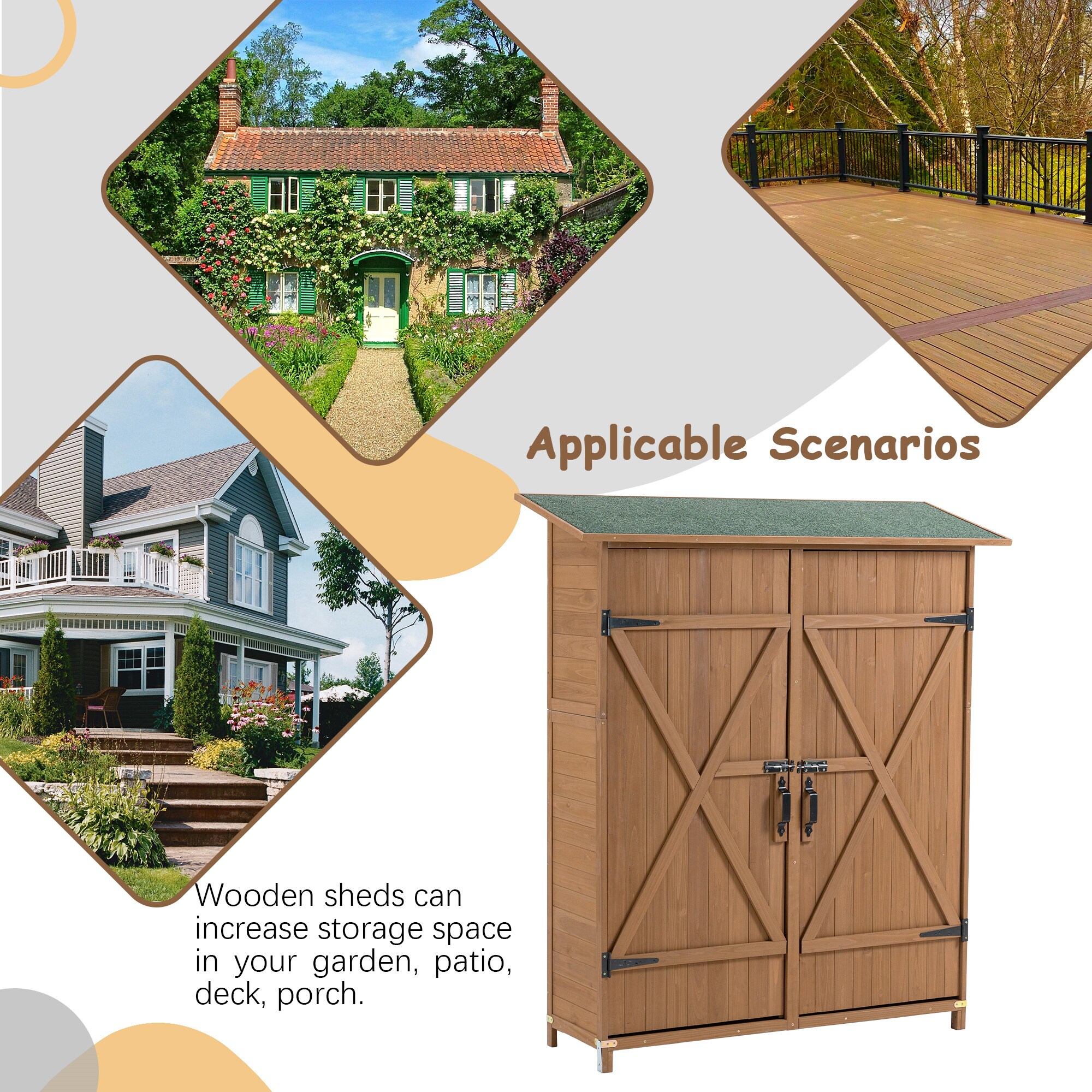 BABOOM BOM-S00026-OR Wood-Storage-Buildings - View #10