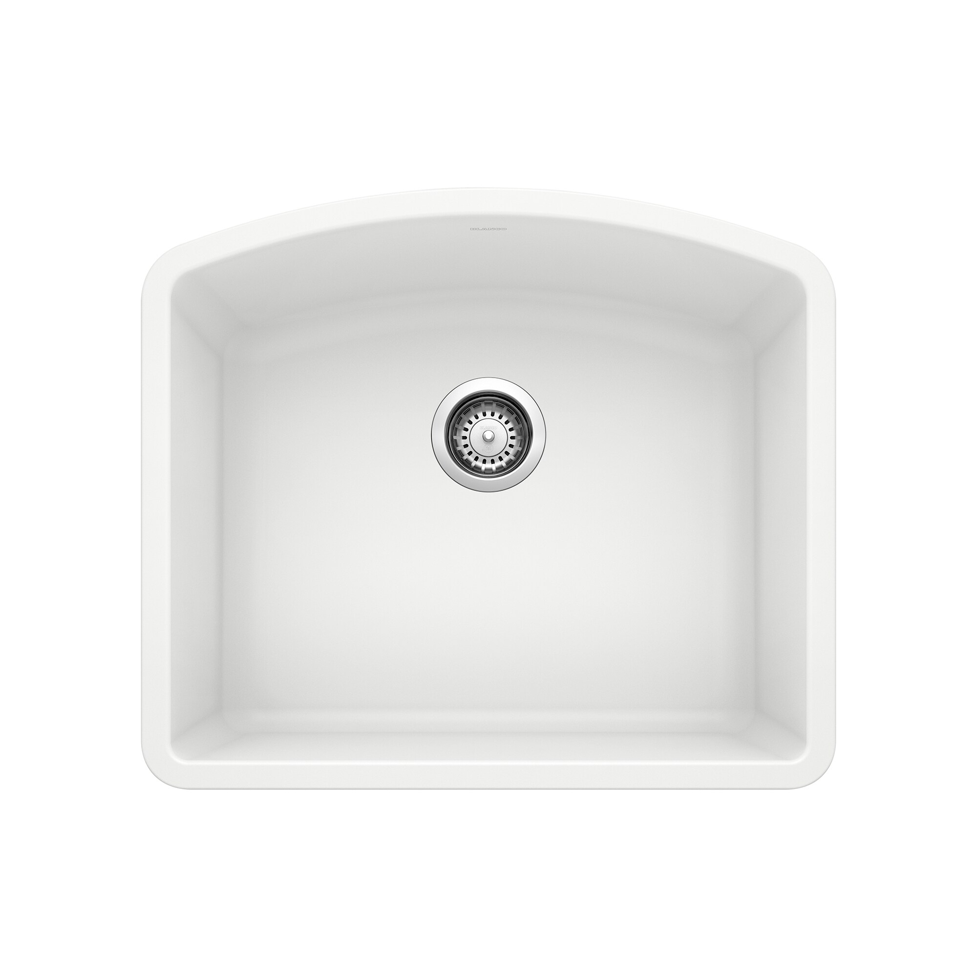 BLANCO 440175 Diamond Silgranit Undermount 24-in x 20.8-in Granite Single bowl Kitchen Sink