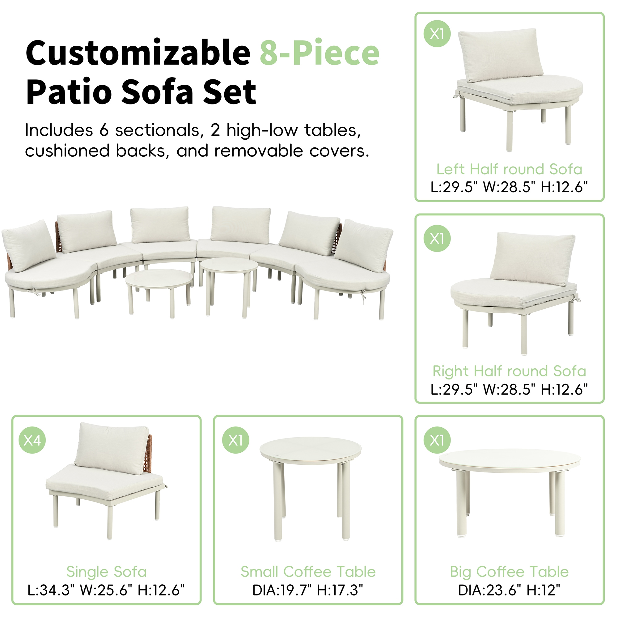 Bybafun YA0100340 Patio-Sofas-Daybeds - View #6
