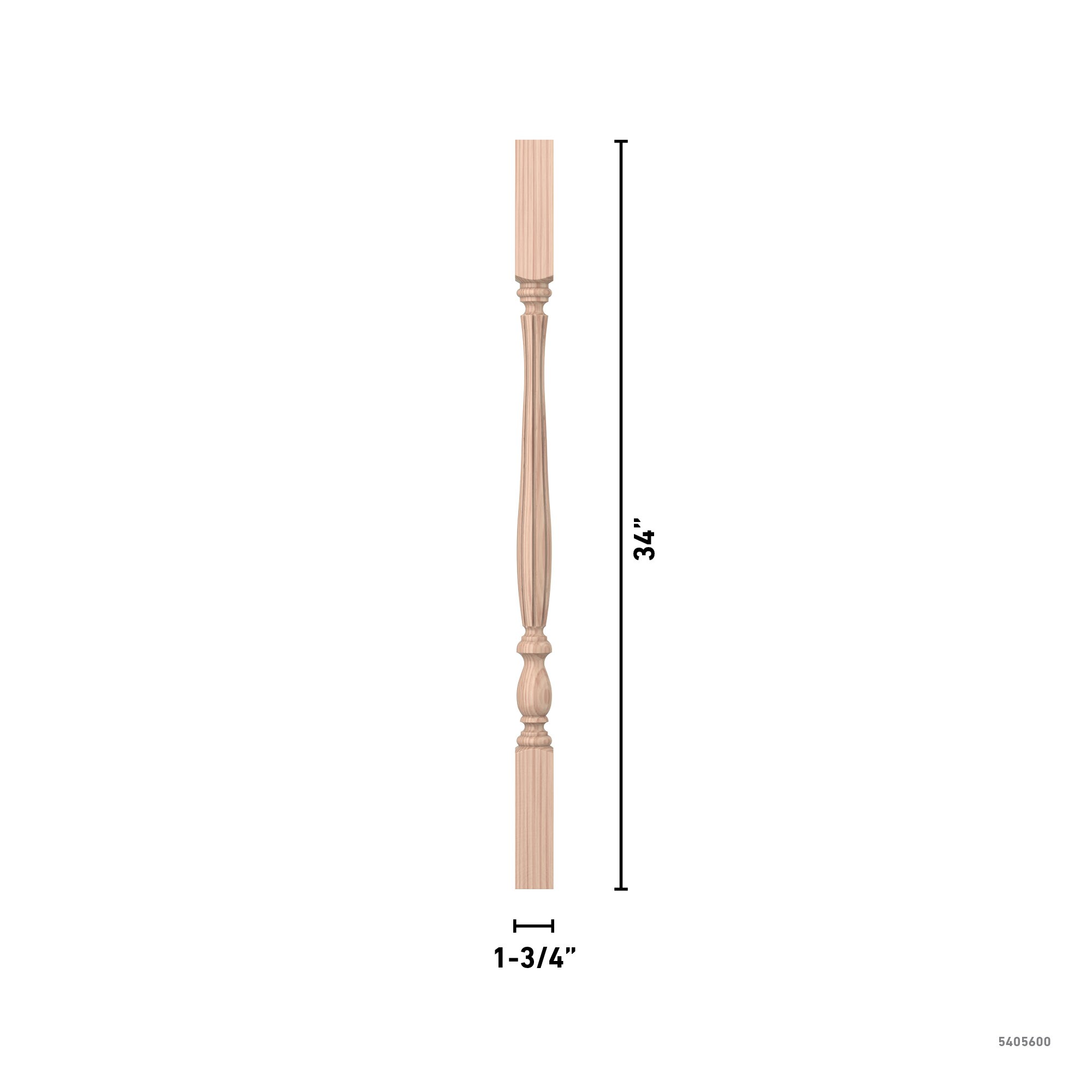 L.J. Smith Stair Systems LJF-2905-B 34 Interior-Stairpart-Balusters - View #4