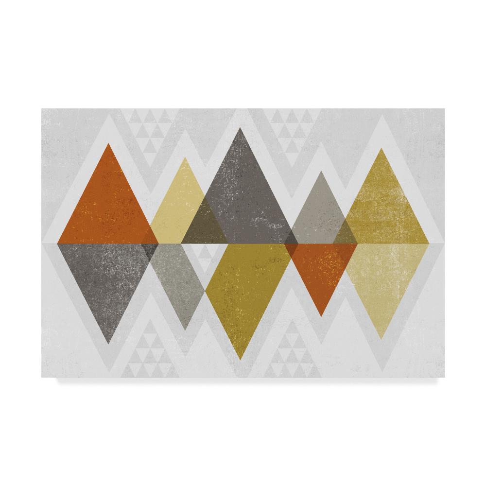 Trademark Fine Art WAP08527-C1624GG Framed 16-in H x 24-in W Abstract Print on Canvas