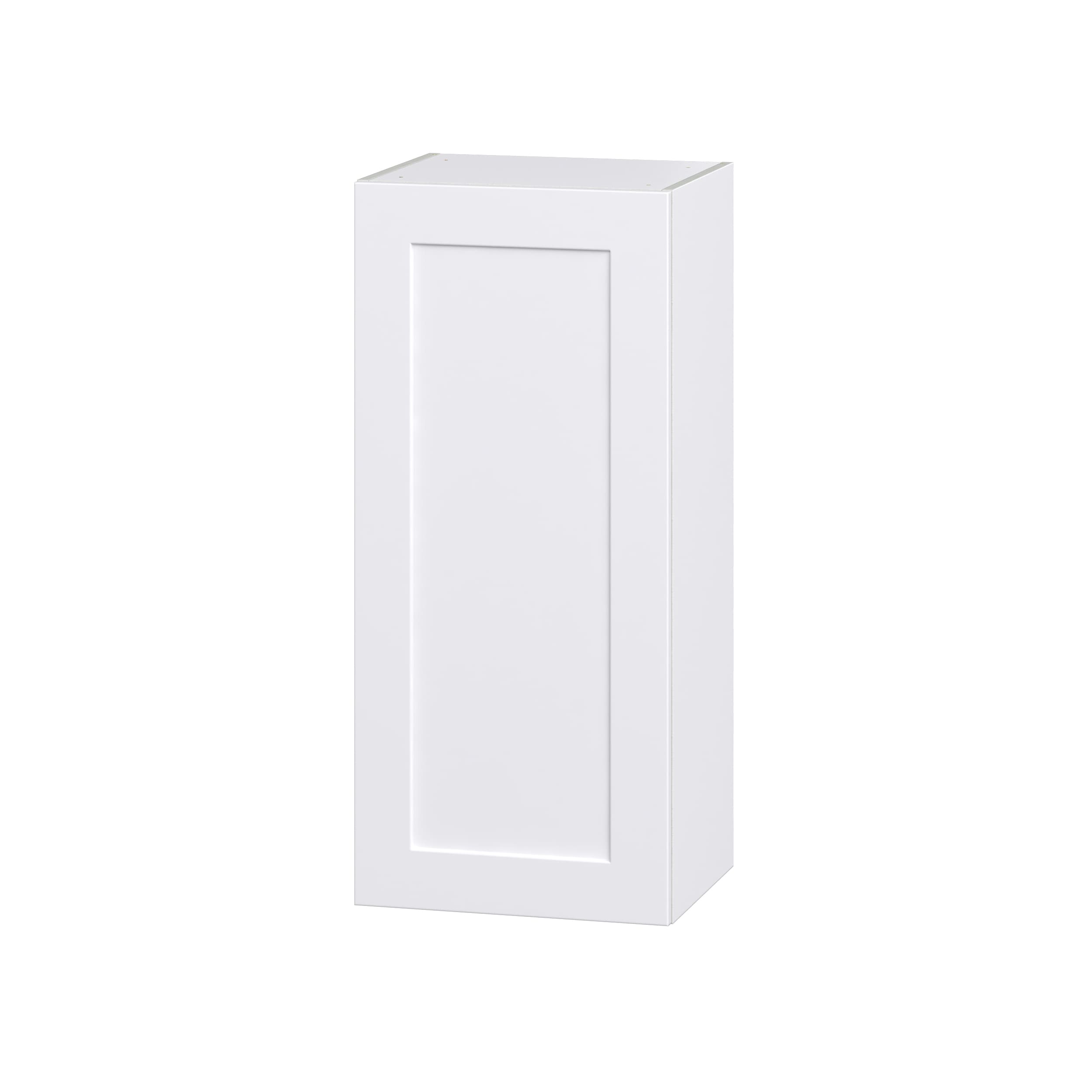 Hugo&Borg Jolie 24-in W x 40-in H x 14-in D Warm White Wall Fully Assembled Cabinet (Recessed Panel Shaker Door Style)