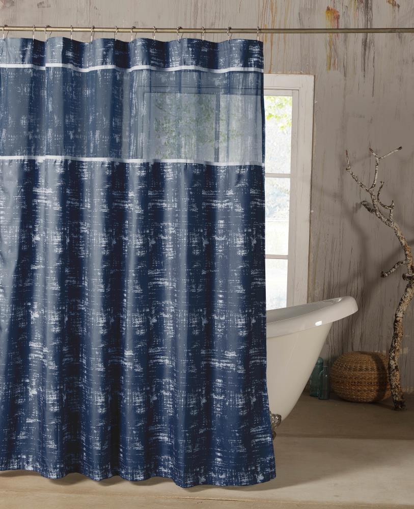 Shower Curtain Sheer Fabric Bath Panel Bathroom Nature Use Autumn Scenery 