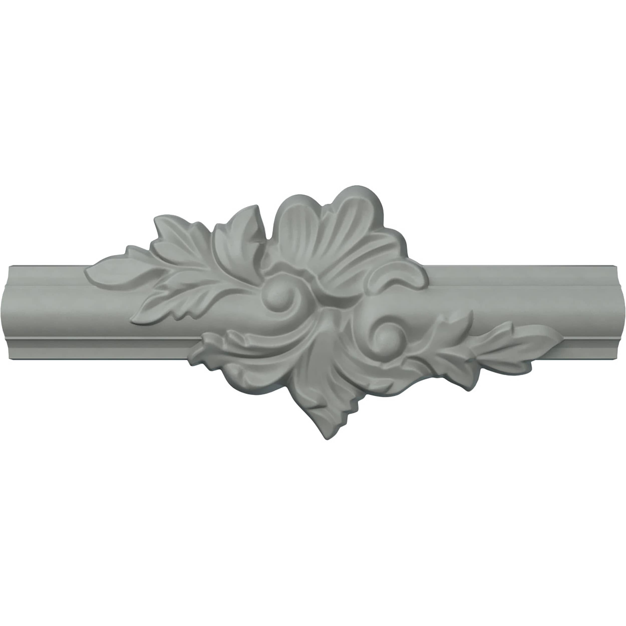 Ekena Millwork PML09X04AS Ashford Primed Urethane 169242 Strip Picture Frame Moulding