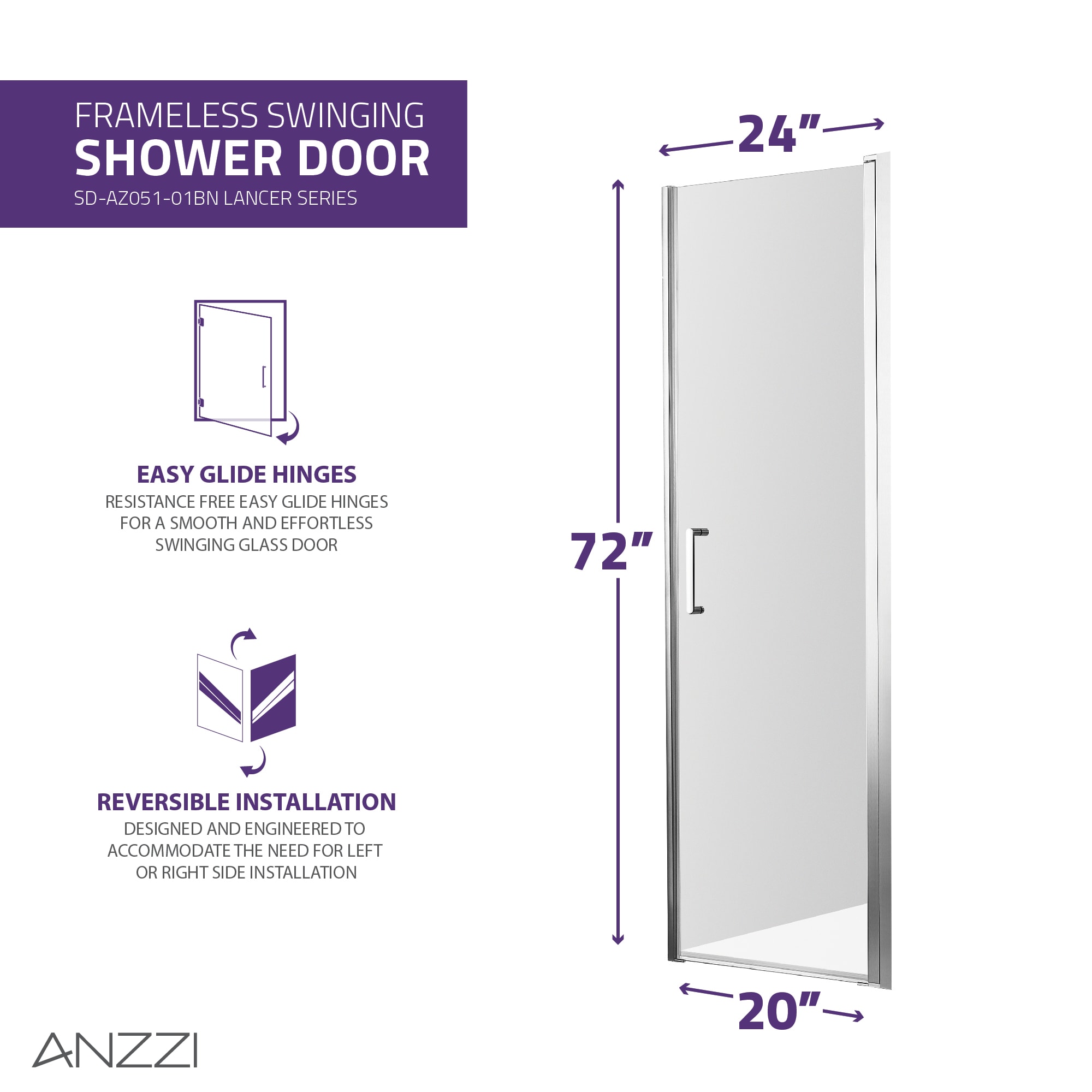 ANZZI SD-AZ051-01BN Shower-Doors - View #7