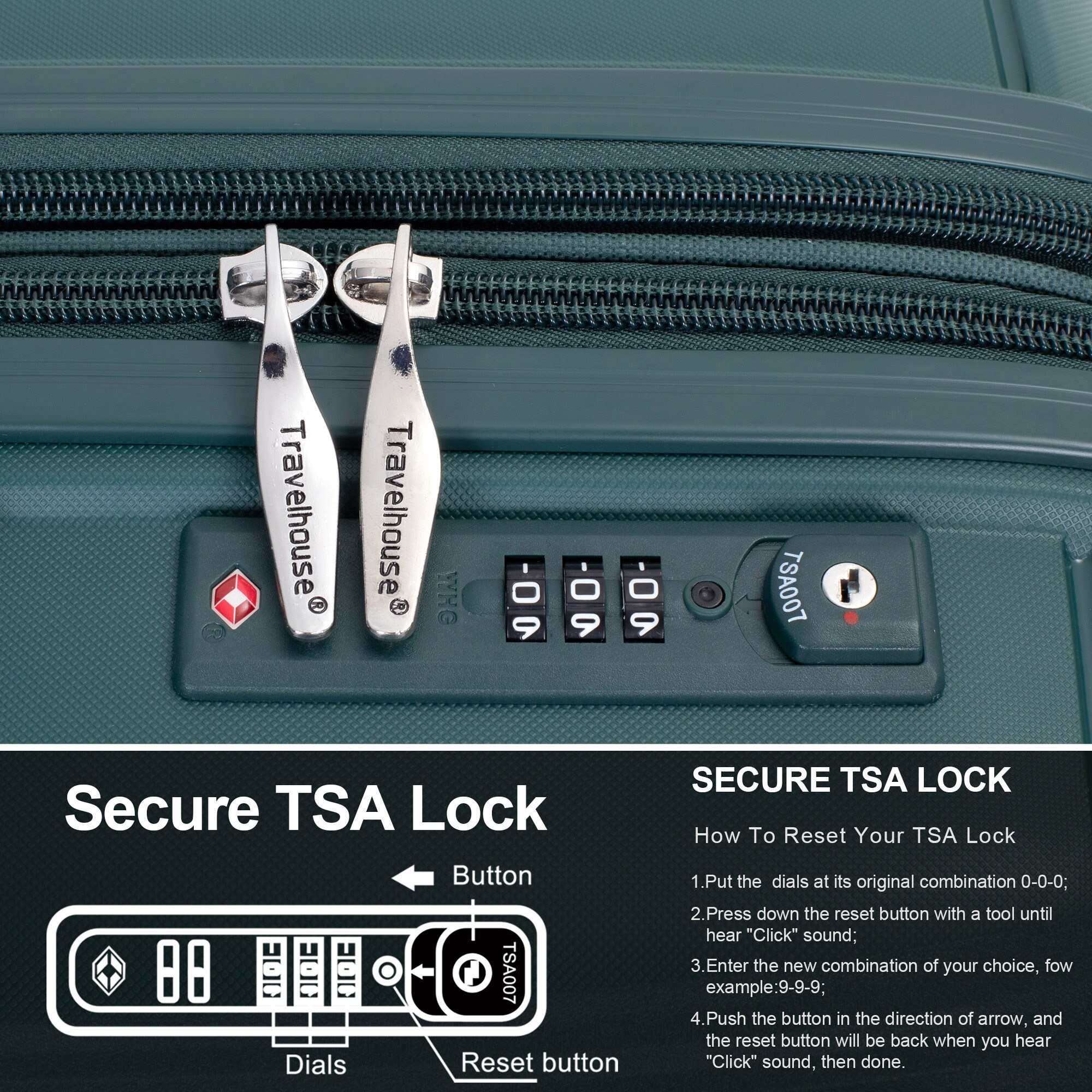 SINOFURN SYD9400021GN Luggage-And-Luggage-Sets - View #14