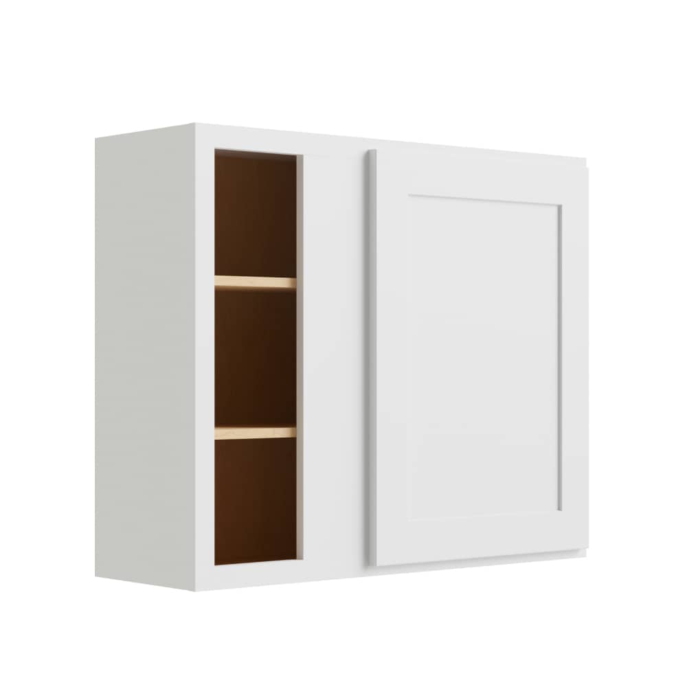 RELIABILT L10-BLW27/3030 Parkstone 27-in W x 30-in H x 12-in D White Blind Corner wall Fully assembled Plywood Cabinet Shaker)