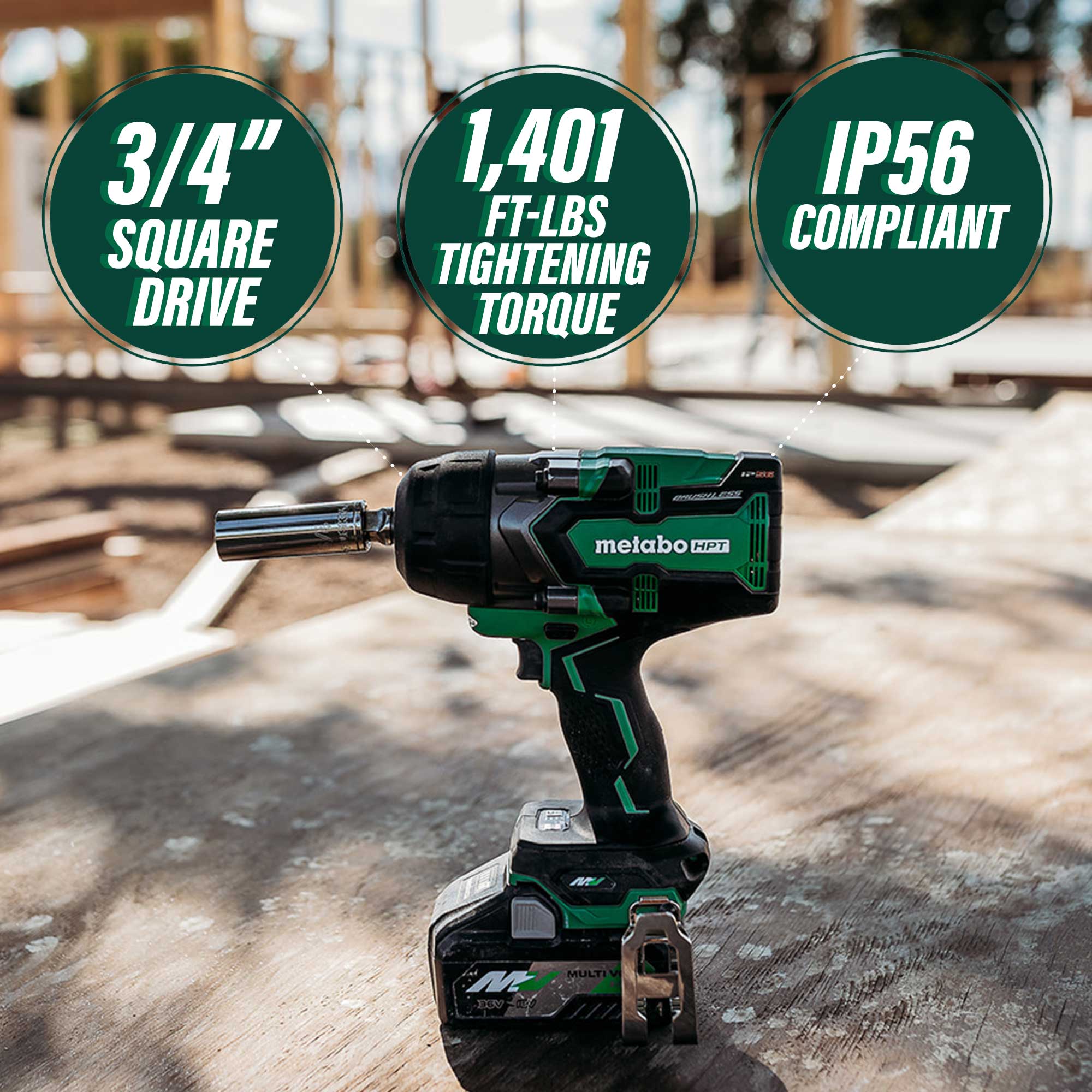 Metabo HPT WR36DFQ4M Cordless-Impact-Wrenches - View #2