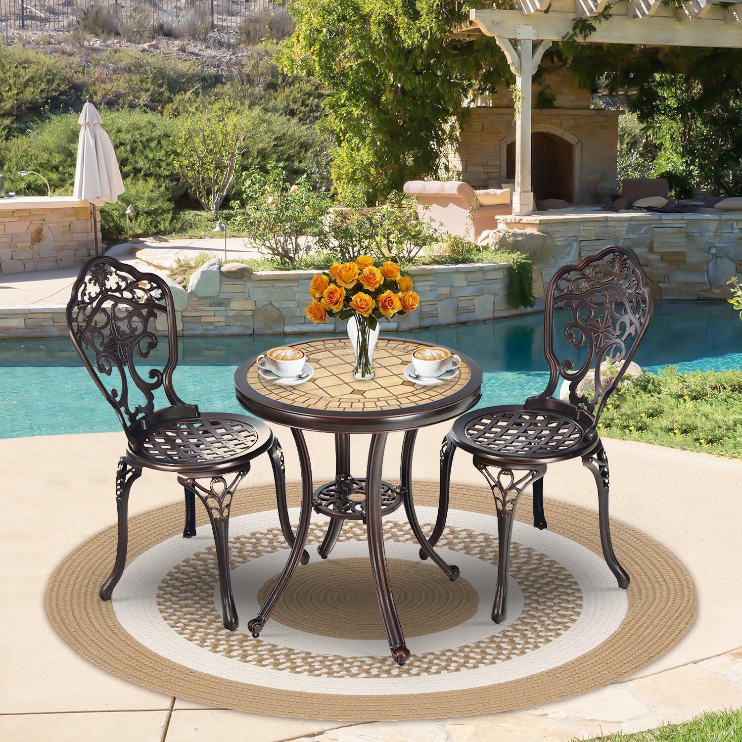 WELLFOR TDS10575WN Patio-Conversation-Sets - View #4