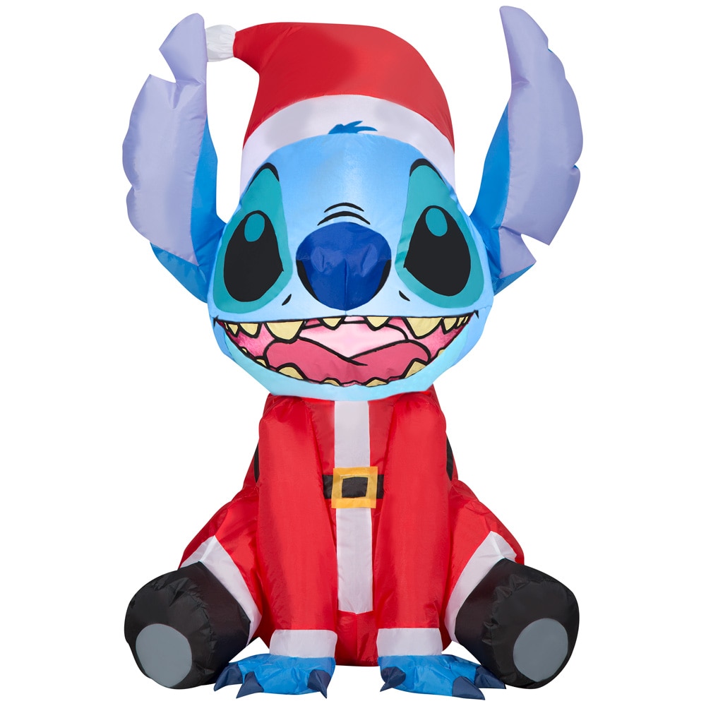 Disney 2.99-ft Lighted Stitch Christmas Inflatable at